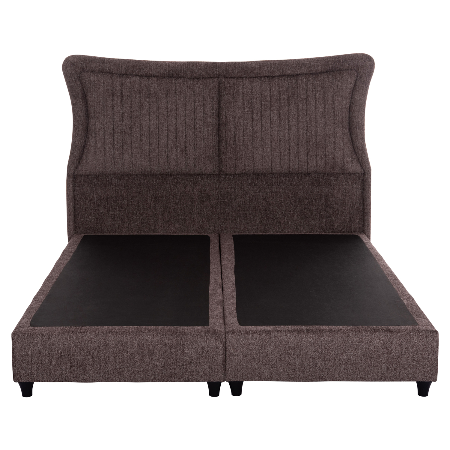 ΚΡEΒΑΤΙ ΔΙΠΛΟ NESTOR HM715.02 ΥΦΑΣΜΑ TEDDY ΚΑΦΕ--ΓΙΑ ΣΤΡΩΜΑ 160x200εκ. 4