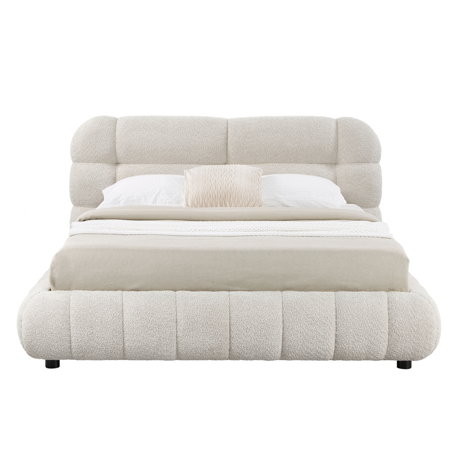 ΚΡΕΒΑΤΙ ΜΕ ΑΠΟΘ.ΧΩΡΟ MOLEN HM730.03 ΜΠΕΖ ΜΠΟΥΚΛΕ ΥΦΑΣΜΑ--ΓΙΑ ΣΤΡΩΜΑ 160x200εκ 4