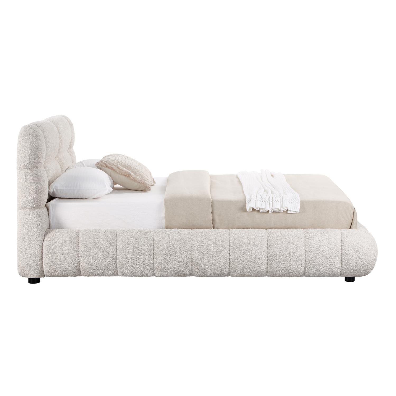 ΚΡΕΒΑΤΙ ΜΕ ΑΠΟΘ.ΧΩΡΟ MOLEN HM730.03 ΜΠΕΖ ΜΠΟΥΚΛΕ ΥΦΑΣΜΑ--ΓΙΑ ΣΤΡΩΜΑ 160x200εκ 5