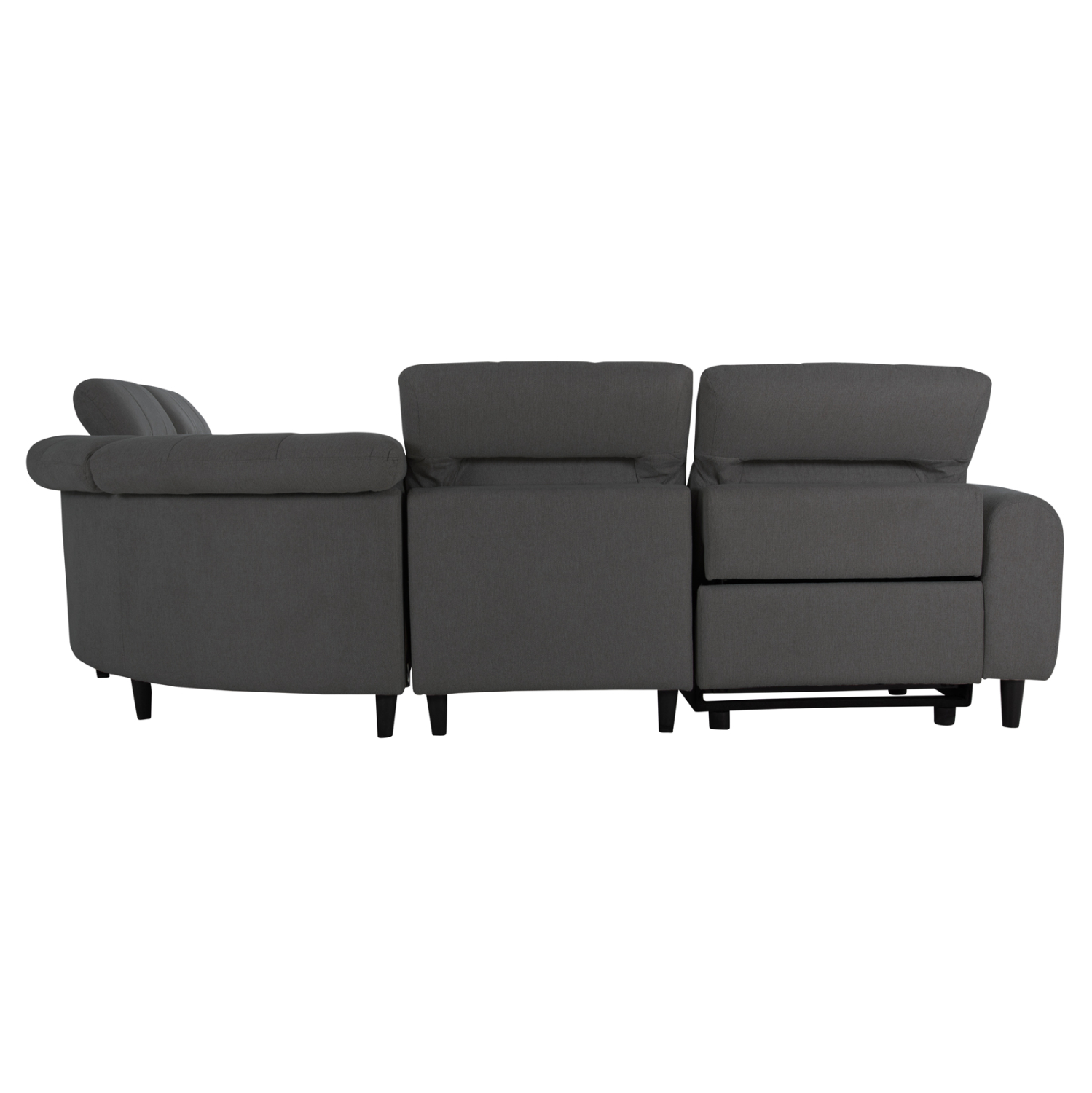 ΓΩΝΙΑΚΟΣ ΚΑΝΑΠΕΣ ΜΕ RECLINE ORACLE HM3290.01 ΓΚΡΙ ΥΦΑΣΜΑ 260x260x90(κάθισμα)x94Υεκ. 5