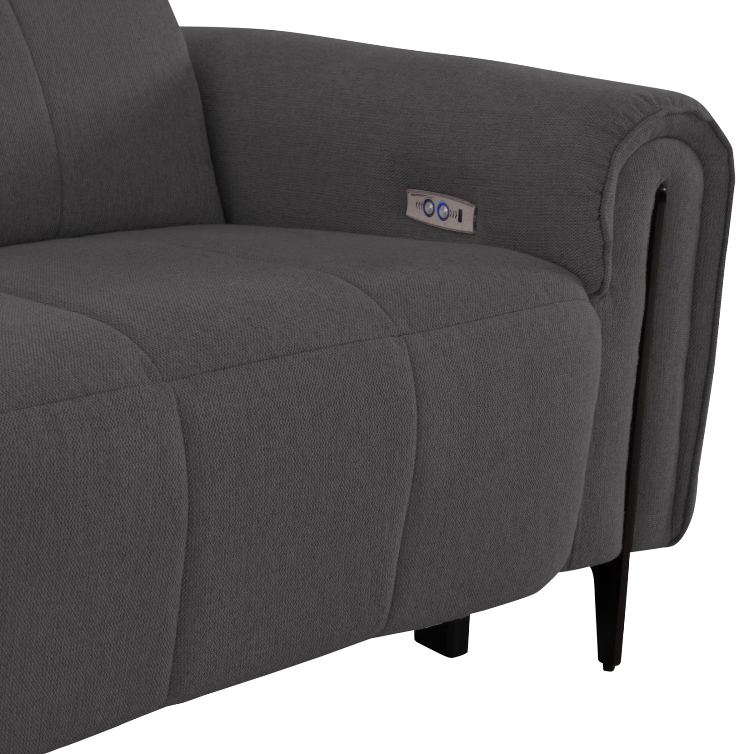 ΓΩΝΙΑΚΟΣ ΚΑΝΑΠΕΣ ΜΕ RECLINE ORACLE HM3290.01 ΓΚΡΙ ΥΦΑΣΜΑ 260x260x90(κάθισμα)x94Υεκ. 8