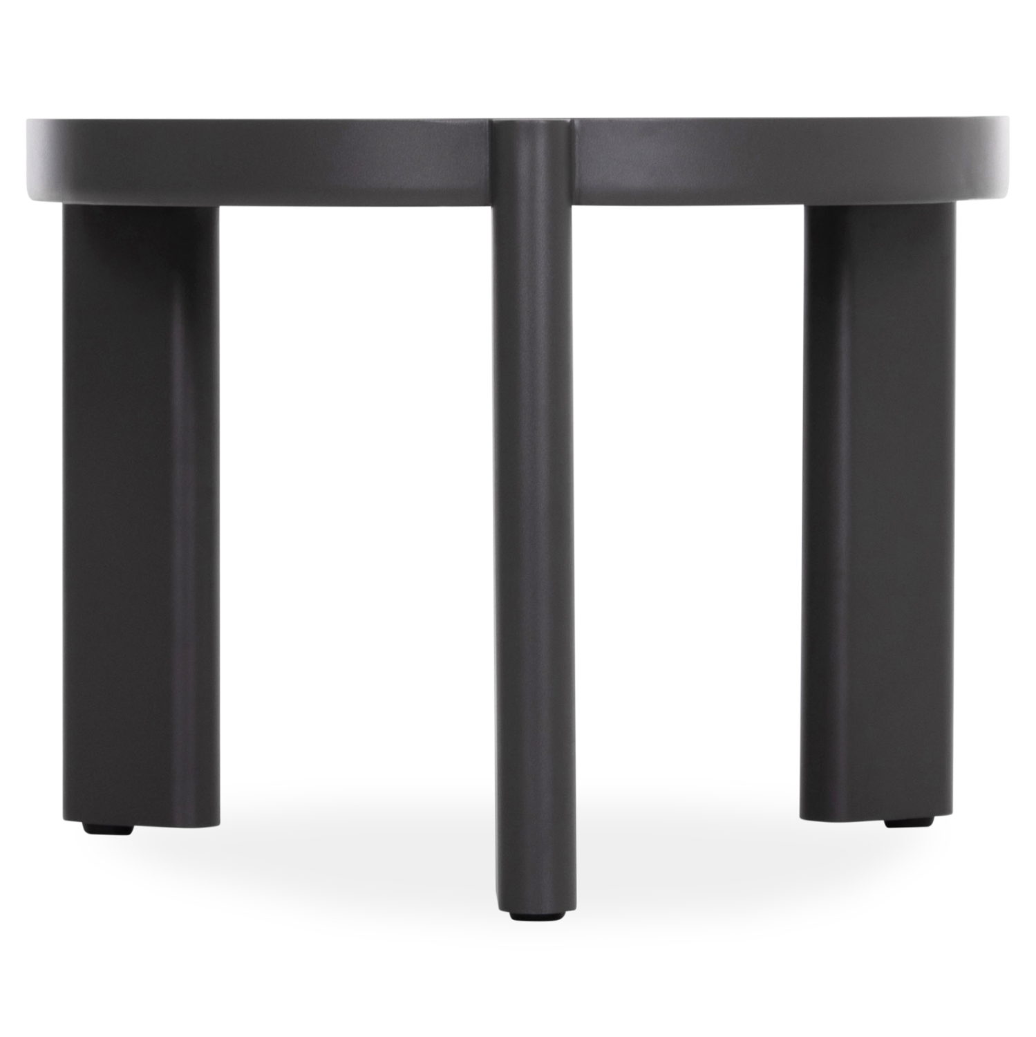 ΤΡΑΠΕΖΙ ΜΕΣΗΣ ΣΤΡΟΓΓΥΛΟ ABSOLUTION SM6466.01 ΑΛΟΥΜIΝΙΟ-SINTERED STONE ΓΚΡΙ Φ61x45Υεκ 4