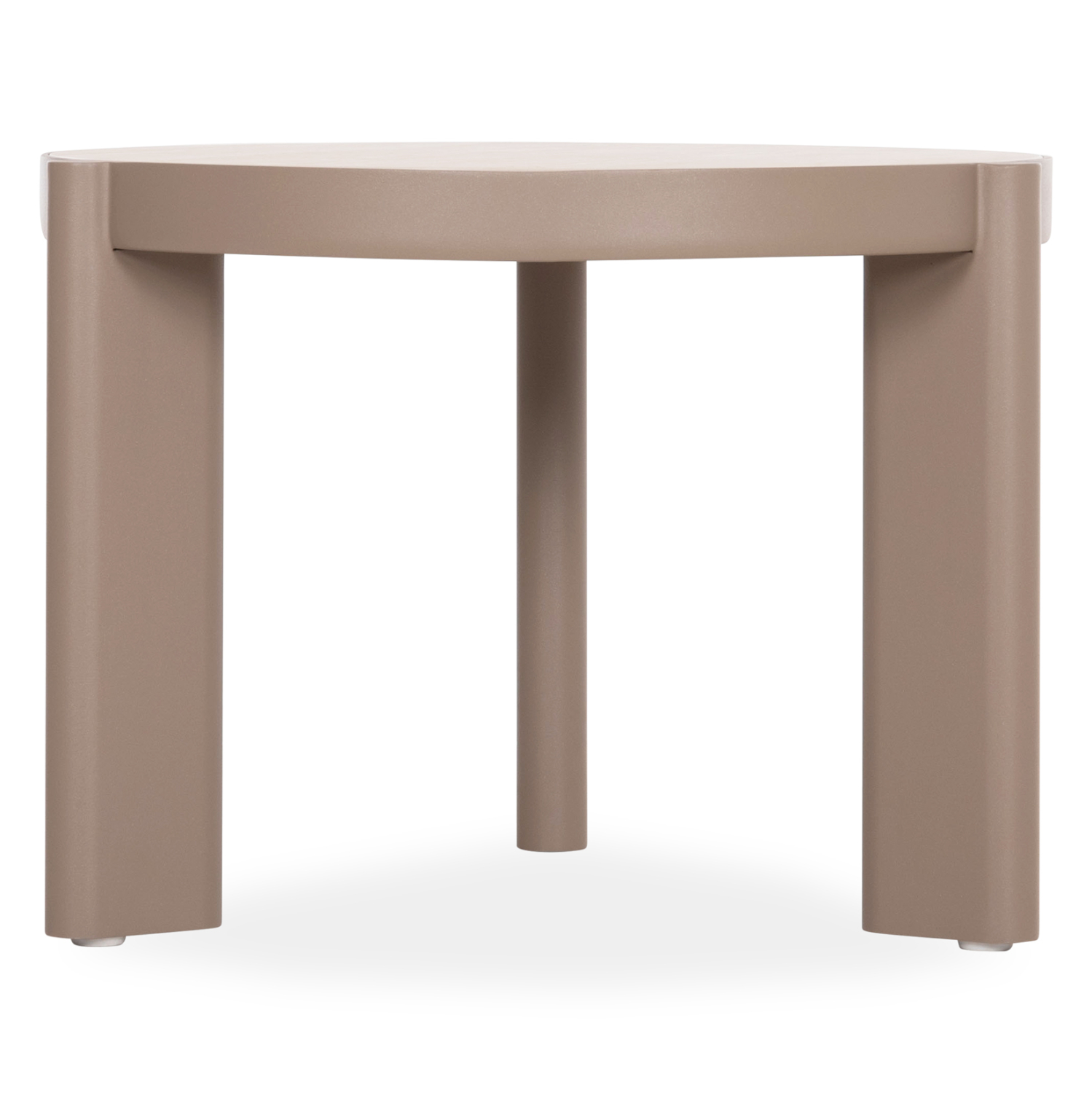 ΤΡΑΠΕΖΙ ΜΕΣΗΣ ΣΤΡΟΓΓΥΛΟ ABSOLUTION SM6466.02 ΑΛΟΥΜIΝΙΟ-SINTERED STONE ΜΠΕΖ Φ61x45Υεκ 4