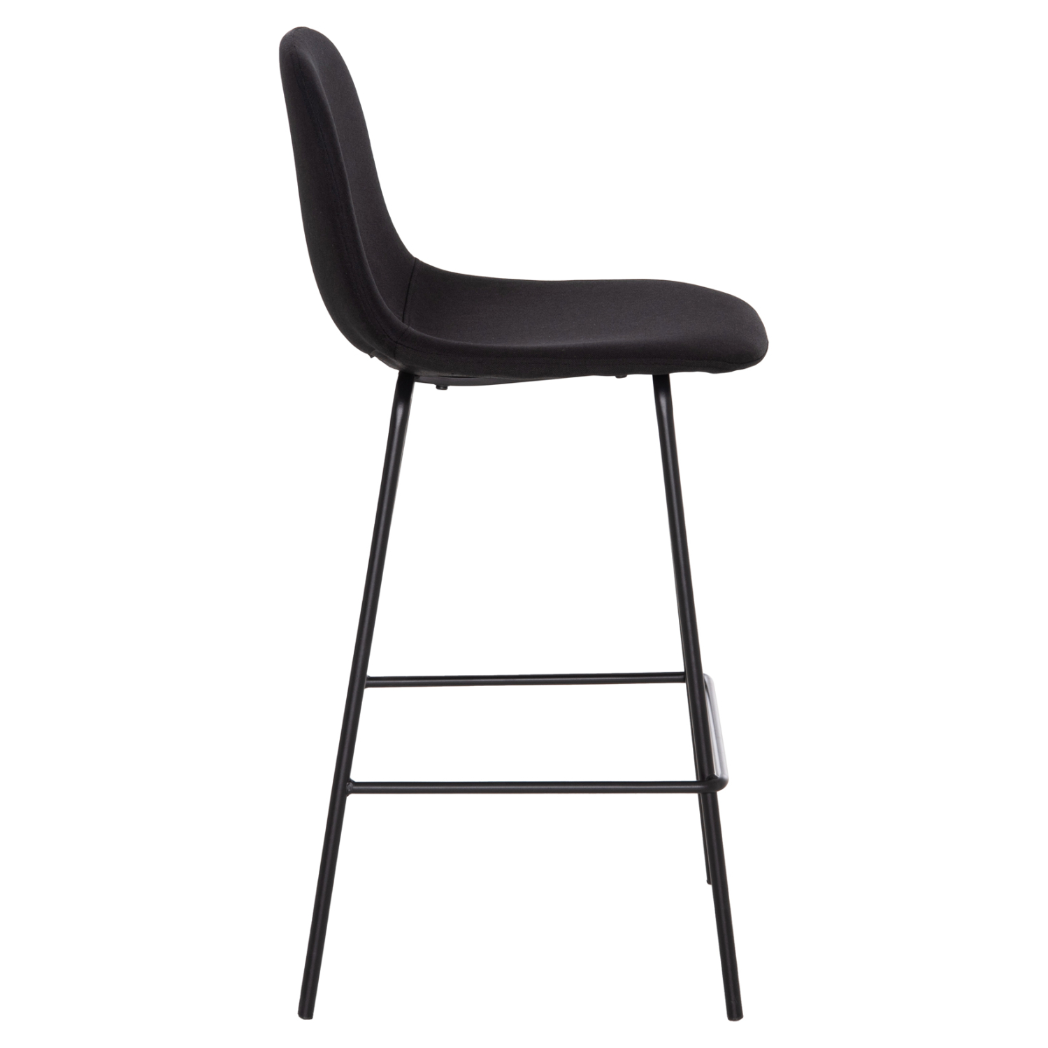 ΣΚΑΜΠΟ ΜΠΑΡ VINCENT HM9298.24 ΜΕΣΑΙΟΥ ΥΨΟΥΣ-ΜΑΥΡΟ ΥΦΑΣΜΑ-ΜΕΤΑΛΛΙΚΑ ΠΟΔΙΑ 43x50x92,5Υεκ 4