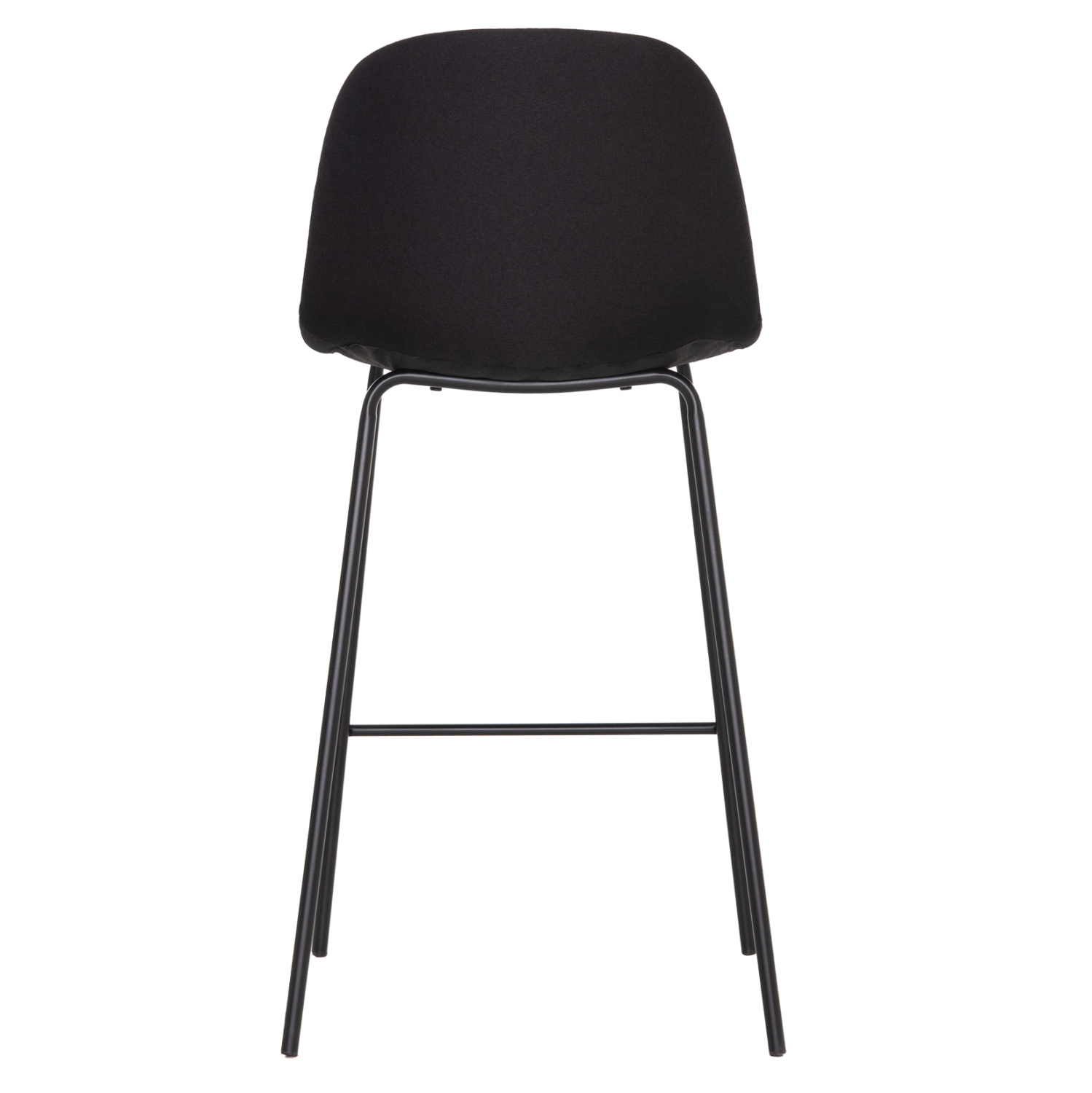 ΣΚΑΜΠΟ ΜΠΑΡ VINCENT HM9298.24 ΜΕΣΑΙΟΥ ΥΨΟΥΣ-ΜΑΥΡΟ ΥΦΑΣΜΑ-ΜΕΤΑΛΛΙΚΑ ΠΟΔΙΑ 43x50x92,5Υεκ 6