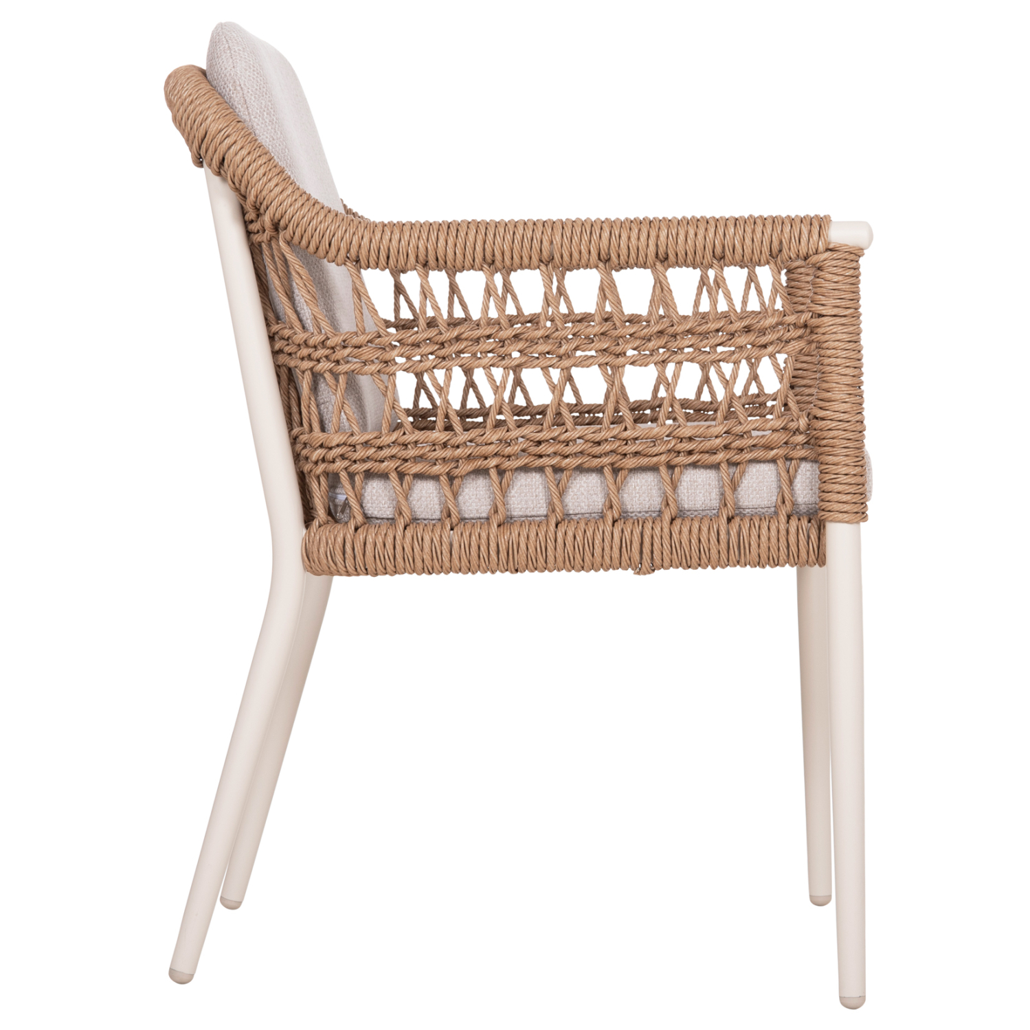 ΠΟΛΥΘΡΟΝΑ BOXER HM6556.02 ΑΛΟΥΜΙΝΙΟ &amp; OLEFIN ΜΠΕΖ-TWIST WICKER 58x60x80Yεκ 4