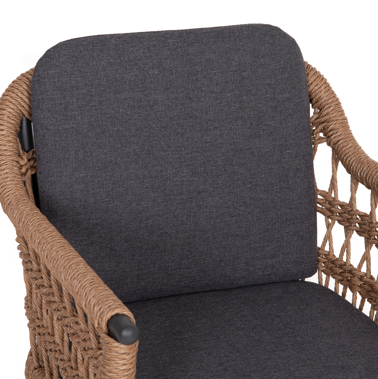 ΠΟΛΥΘΡΟΝΑ BOXER HM6556.01 ΑΛΟΥΜΙΝΙΟ &amp; OLEFIN ΓΚΡΙ-TWIST WICKER 58x60x80Yεκ 7