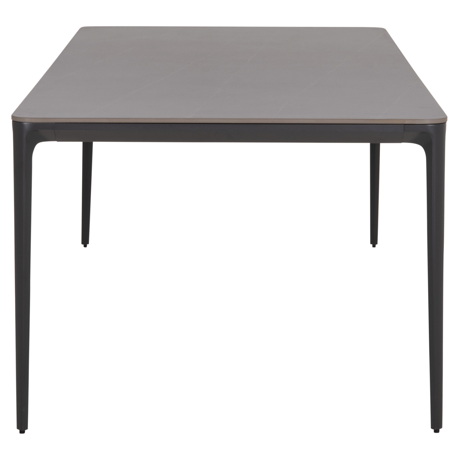 ΤΡΑΠΕΖΙ ΤΡΑΠΕΖΑΡΙΑΣ STAD HM6558.01 ΓΚΡΙ ΑΛΟΥΜΙΝΙΟ &amp; SINTERED STONE TOP 220x100x74Υεκ 5