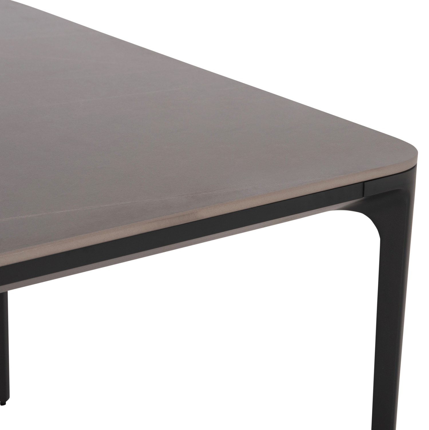 ΤΡΑΠΕΖΙ ΤΡΑΠΕΖΑΡΙΑΣ STAD HM6558.01 ΓΚΡΙ ΑΛΟΥΜΙΝΙΟ &amp; SINTERED STONE TOP 220x100x74Υεκ 7