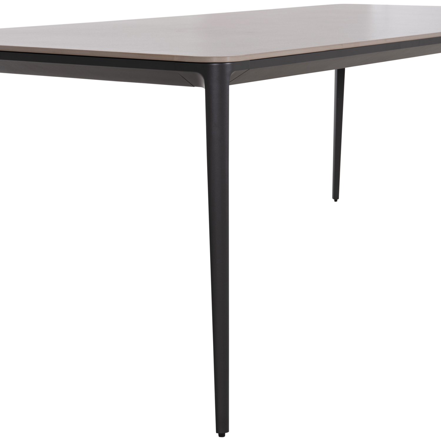 ΤΡΑΠΕΖΙ ΤΡΑΠΕΖΑΡΙΑΣ STAD HM6558.01 ΓΚΡΙ ΑΛΟΥΜΙΝΙΟ &amp; SINTERED STONE TOP 220x100x74Υεκ 8