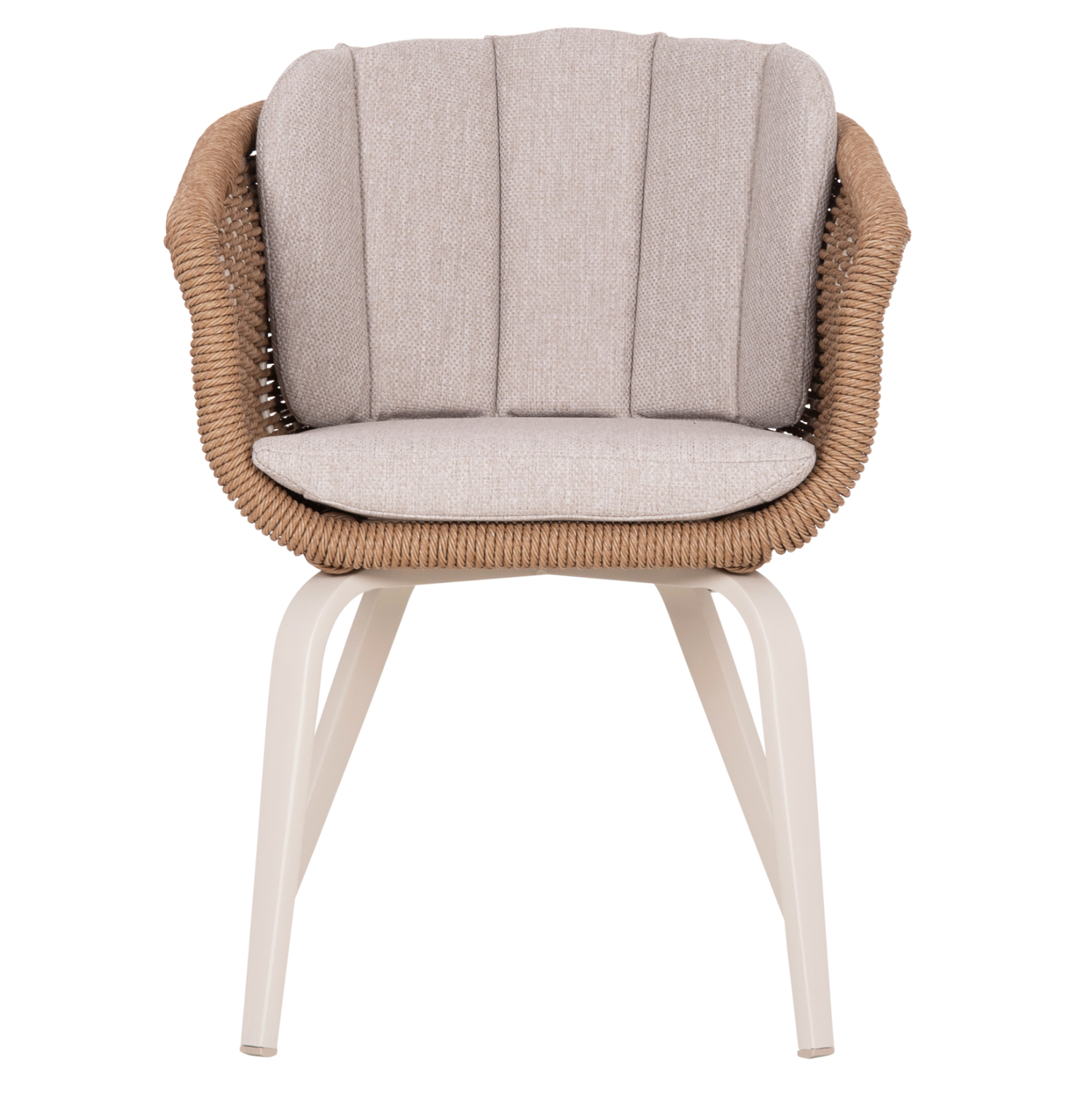 ΠΟΛΥΘΡΟΝΑ VICTUS HM6559.02 ΑΛΟΥΜΙΝΙΟ &amp; OLEFIN ΜΠΕΖ-TWIST WICKER 60x62x76Yεκ 3