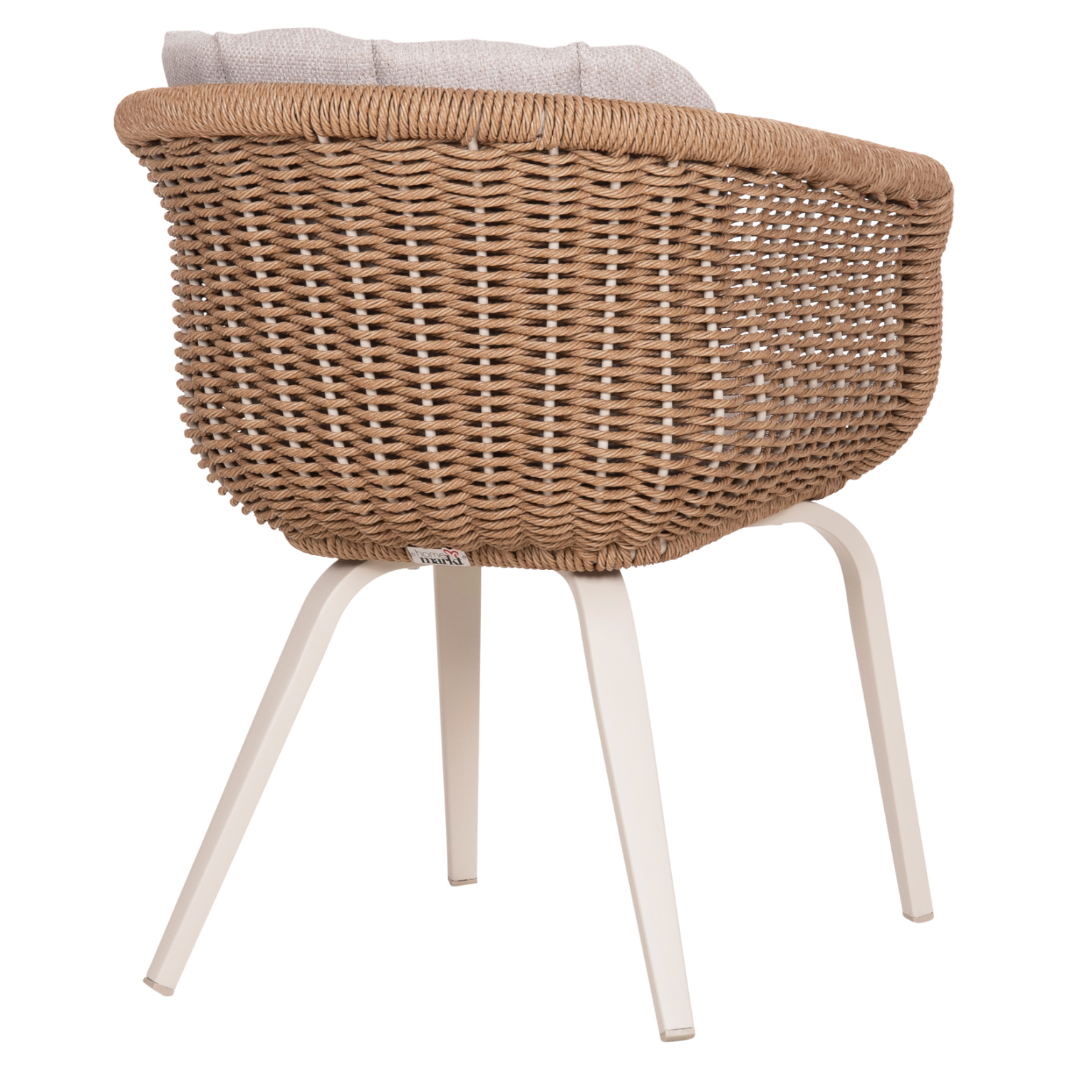 ΠΟΛΥΘΡΟΝΑ VICTUS HM6559.02 ΑΛΟΥΜΙΝΙΟ &amp; OLEFIN ΜΠΕΖ-TWIST WICKER 60x62x76Yεκ 5