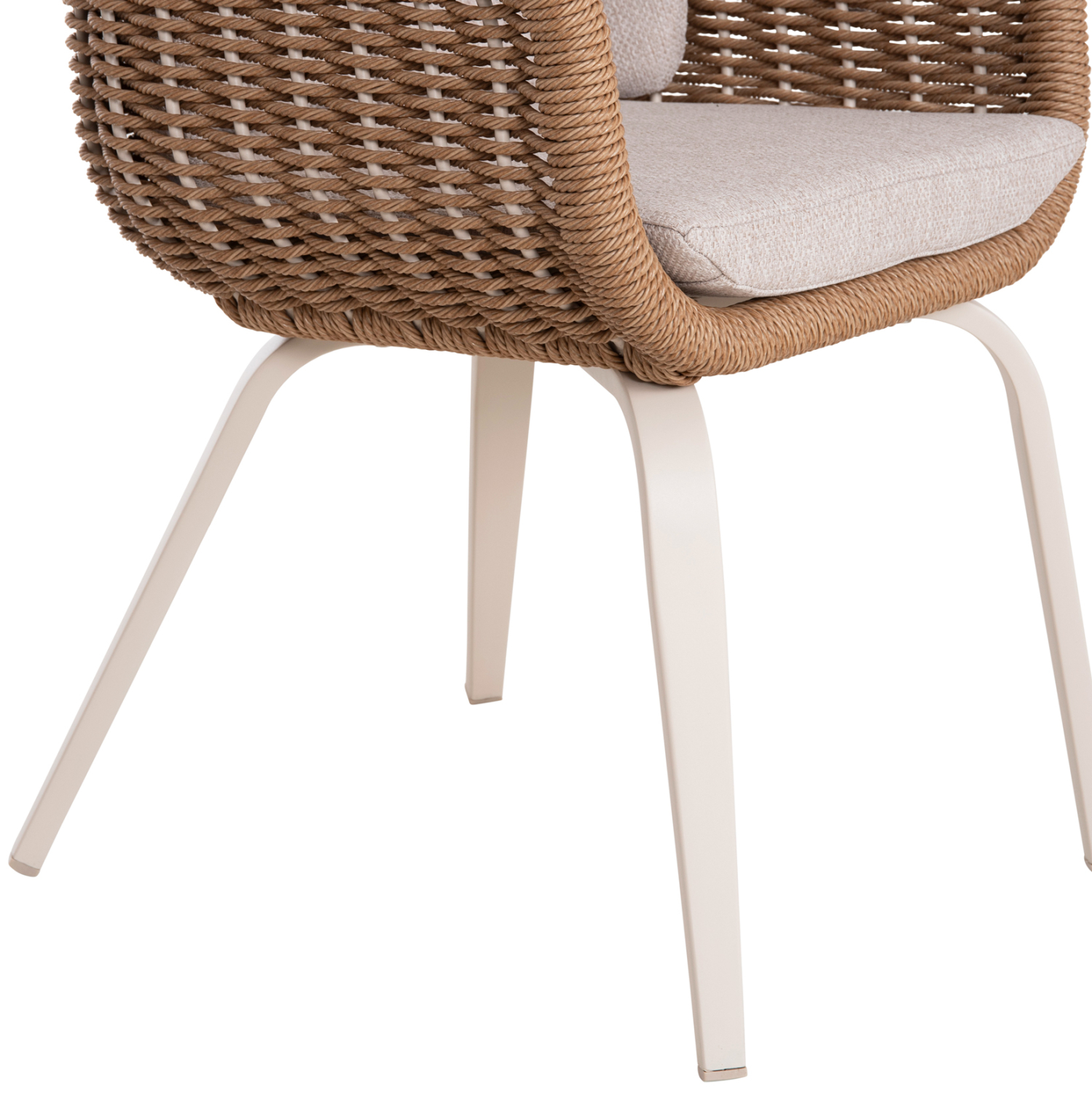ΠΟΛΥΘΡΟΝΑ VICTUS HM6559.02 ΑΛΟΥΜΙΝΙΟ &amp; OLEFIN ΜΠΕΖ-TWIST WICKER 60x62x76Yεκ 9