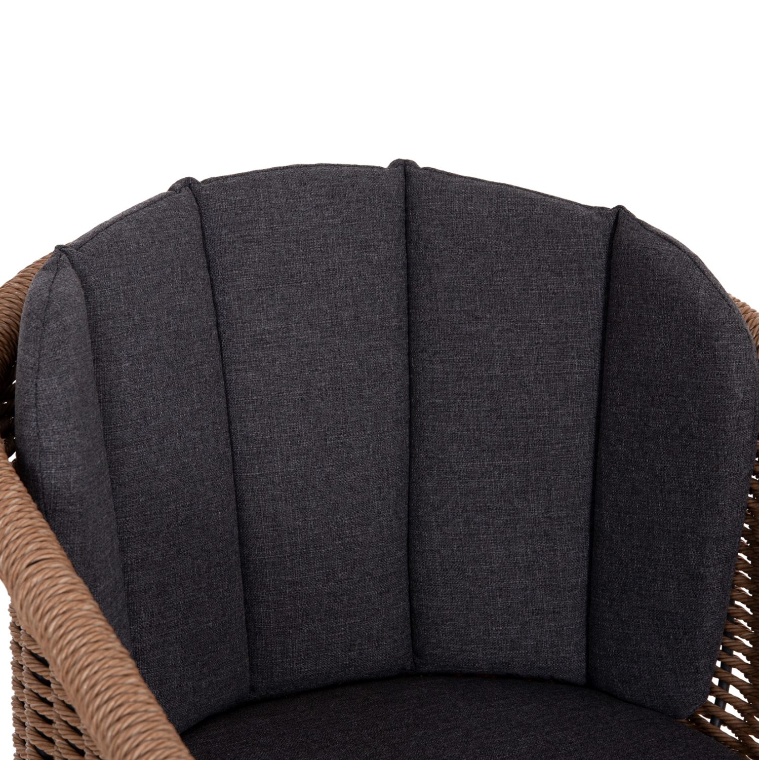 ΠΟΛΥΘΡΟΝΑ VICTUS HM6559.01 ΑΛΟΥΜΙΝΙΟ &amp; OLEFIN ΓΚΡΙ-TWIST WICKER 60x62x76Yεκ 7