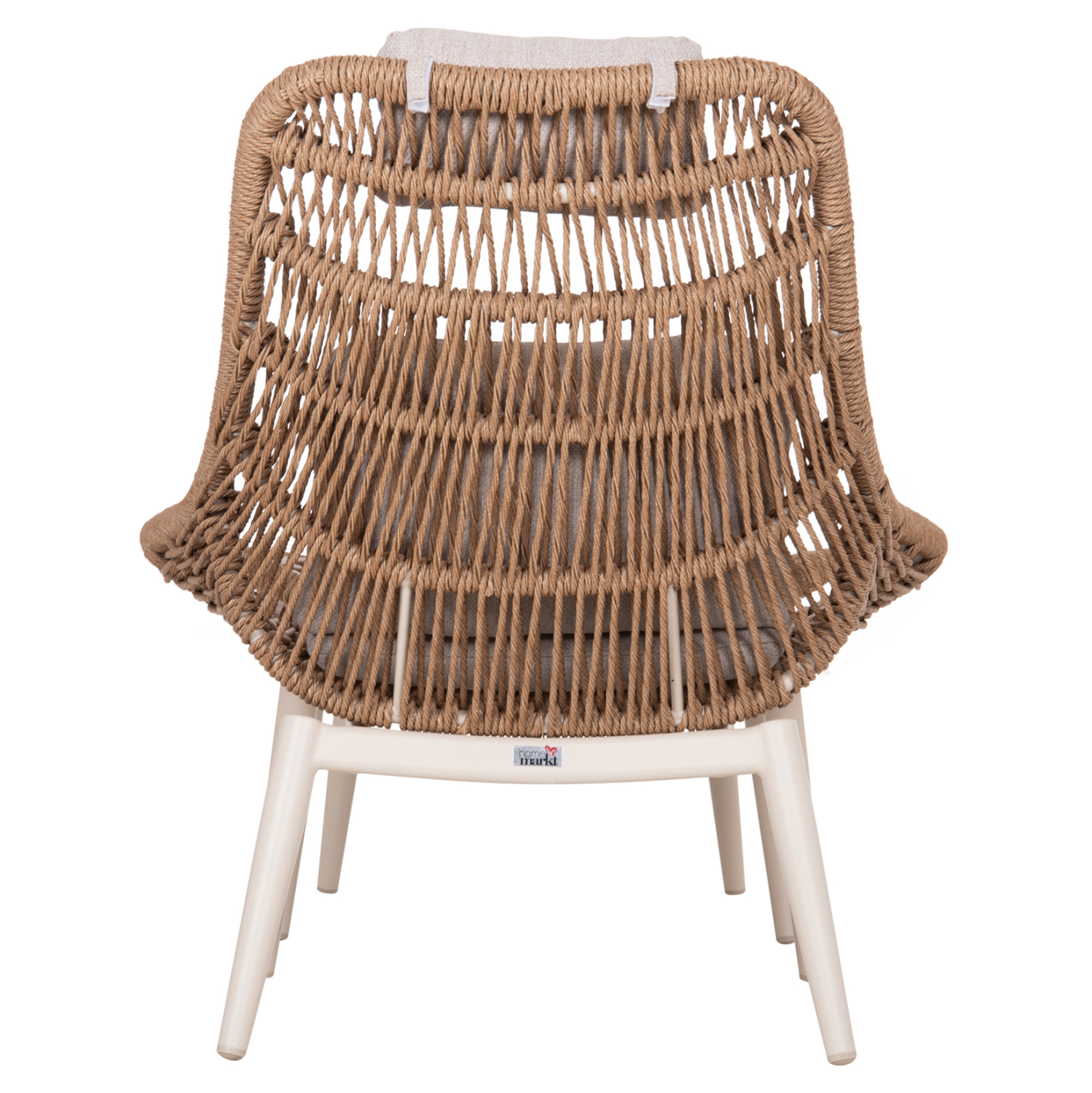 ΠΟΛΥΘΡΟΝΑ LOUNGE ΜΕ ΥΠΟΠΟΔΙΟ REMVAZZO HM6561.02 ΑΛΟΥΜΙΝΙΟ ΜΠΕΖ--WICKER 90x85x96Υεκ 6