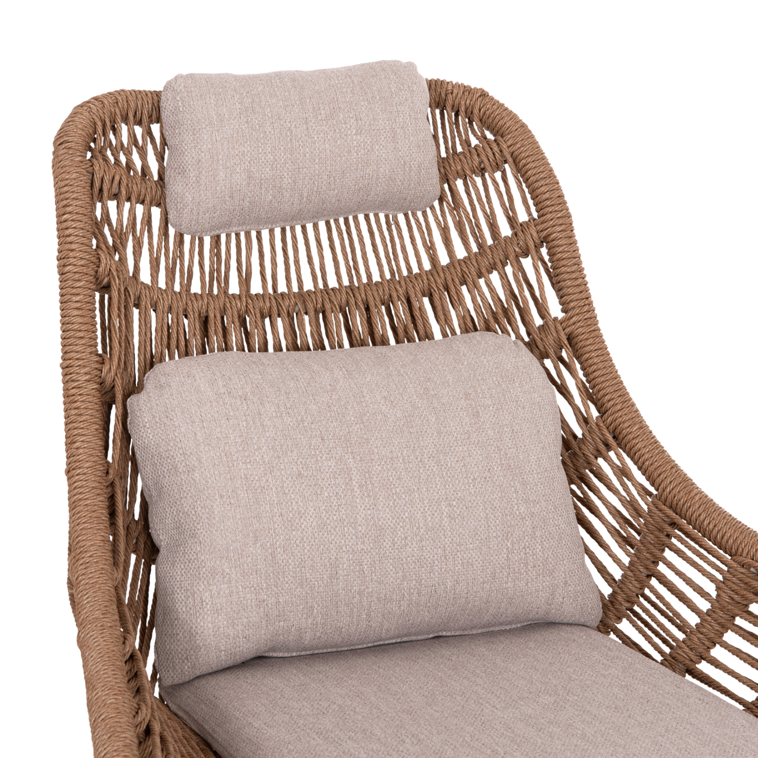 ΠΟΛΥΘΡΟΝΑ LOUNGE ΜΕ ΥΠΟΠΟΔΙΟ REMVAZZO HM6561.02 ΑΛΟΥΜΙΝΙΟ ΜΠΕΖ--WICKER 90x85x96Υεκ 7