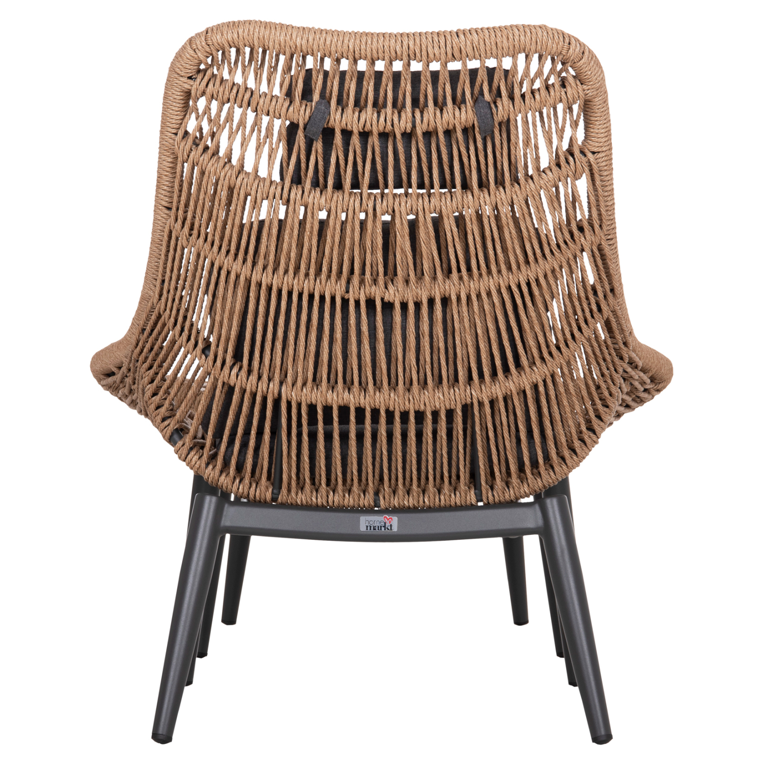 ΠΟΛΥΘΡΟΝΑ LOUNGE ΜΕ ΥΠΟΠΟΔΙΟ REMVAZZO HM6561.01 ΑΛΟΥΜΙΝΙΟ ΓΚΡΙ--WICKER 90x85x96Υεκ 6