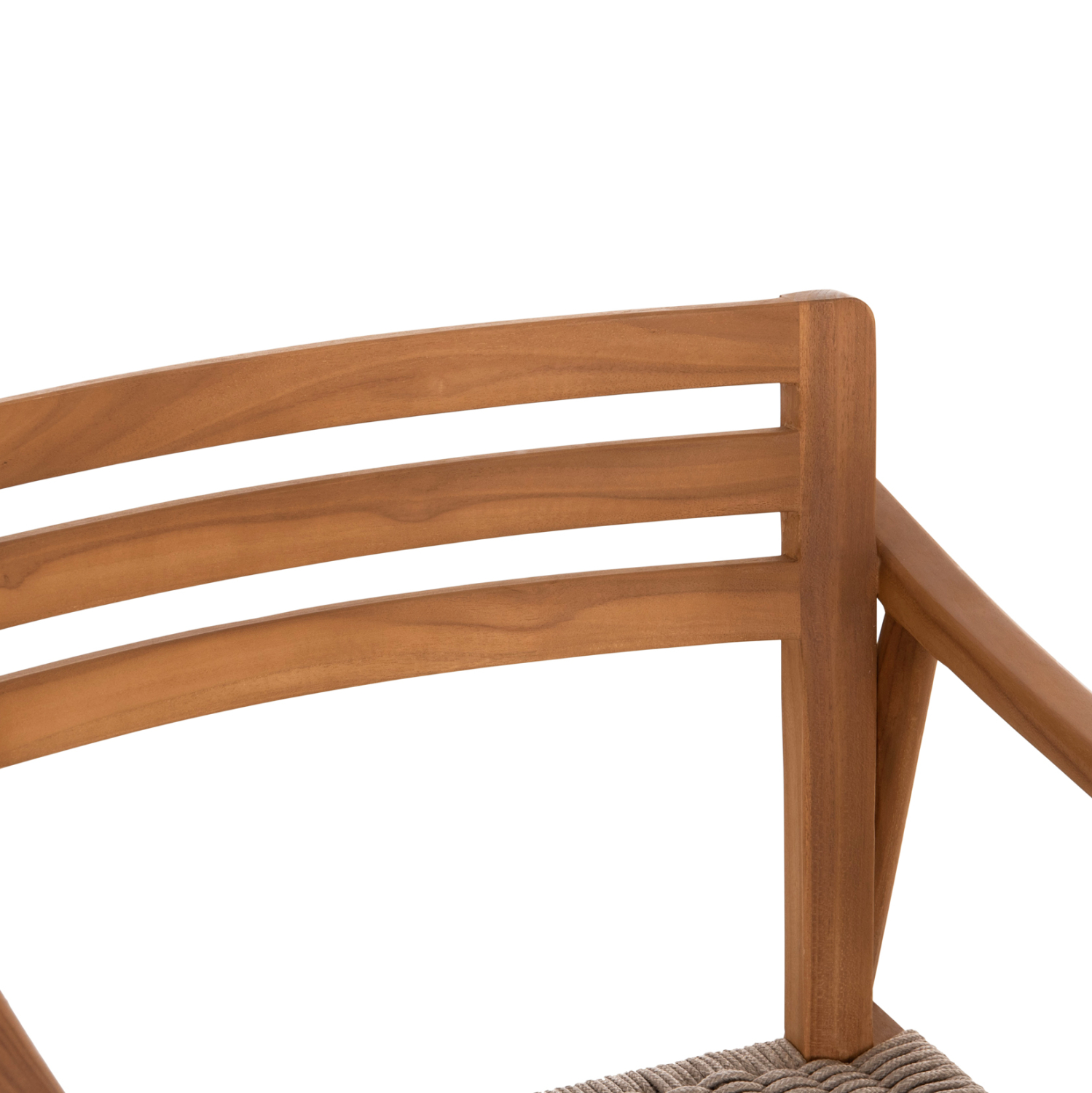 ΠΟΛΥΘΡΟΝΑ ΤΡΑΠΕΖΑΡΙΑΣ ROBIN HM18351 ΞΥΛΟ TEAK &amp; ΣΧΟΙΝΙ VIRO ΦΥΣΙΚΟ 53,5x60x78Υεκ 7