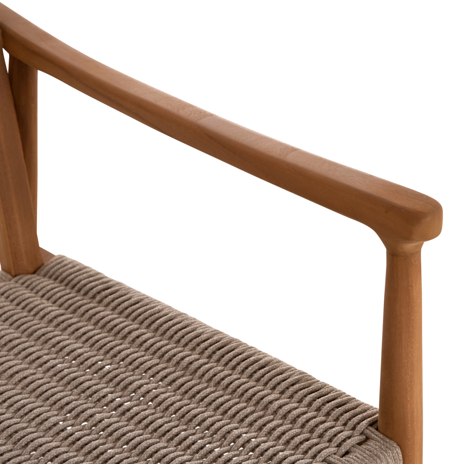 ΠΟΛΥΘΡΟΝΑ ΤΡΑΠΕΖΑΡΙΑΣ ROBIN HM18351 ΞΥΛΟ TEAK &amp; ΣΧΟΙΝΙ VIRO ΦΥΣΙΚΟ 53,5x60x78Υεκ 9