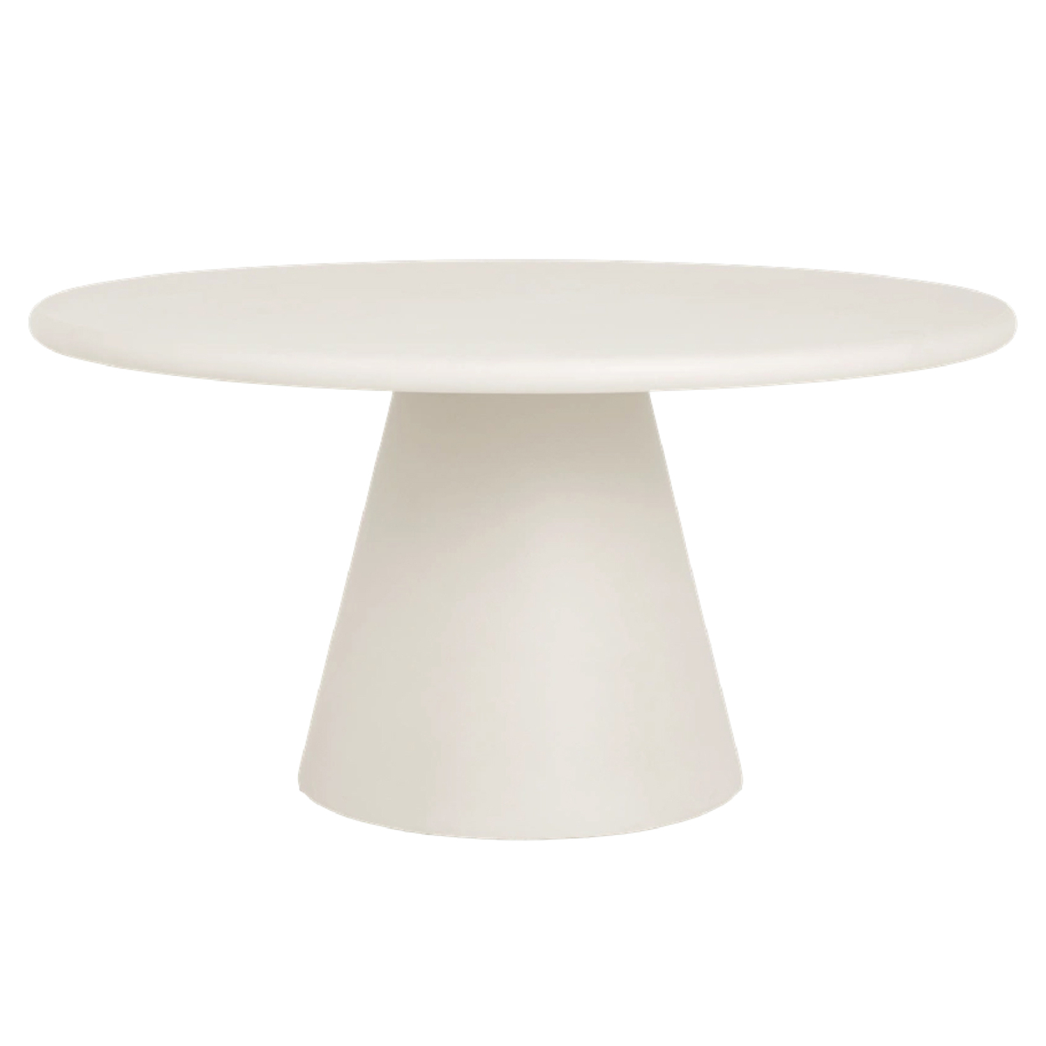 ΤΡΑΠΕΖΙ ΤΡΑΠΕΖΑΡΙΑΣ ΣΤΡΟΓΓΥΛΟ RAIKO HM6573.02 ΜΠΕΖ FIBER CEMENT Φ130x75Υεκ 1