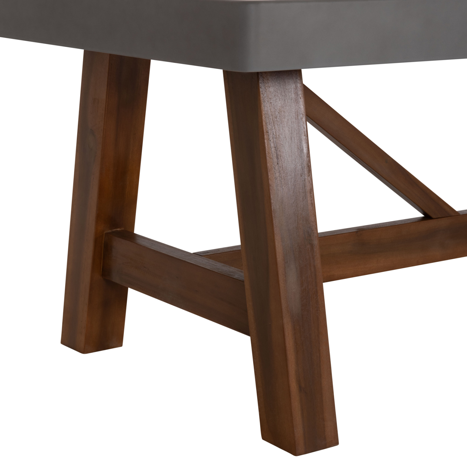 ΤΡΑΠΕΖΙ ΤΡΑΠΕΖΑΡΙΑΣ MAEVE HM6575.01 ΓΚΡΙ FIBER CEMENT--ΞΥΛΟ ΑΚΑΚΙΑΣ 200x100x75Υεκ 10