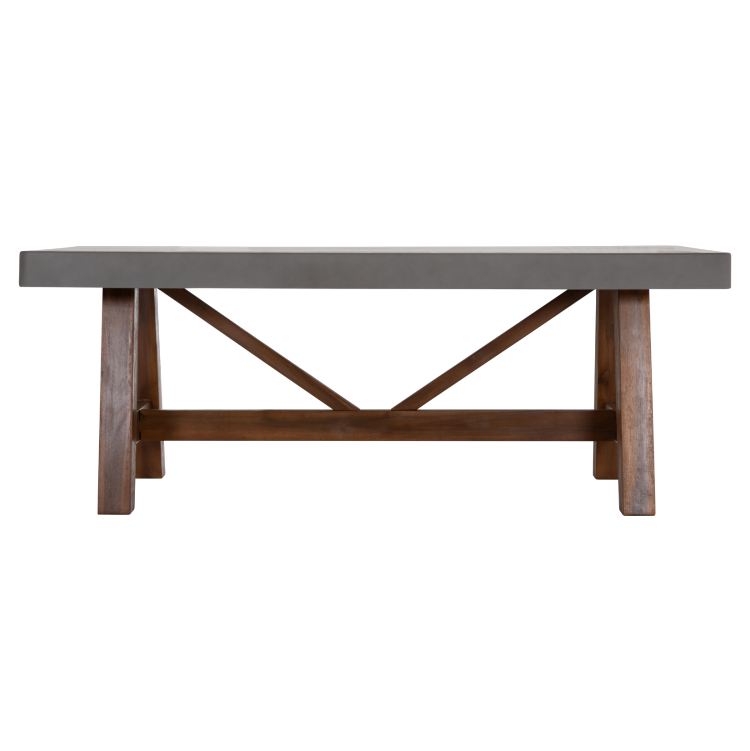 ΤΡΑΠΕΖΙ ΤΡΑΠΕΖΑΡΙΑΣ MAEVE HM6575.01 ΓΚΡΙ FIBER CEMENT--ΞΥΛΟ ΑΚΑΚΙΑΣ 200x100x75Υεκ 3