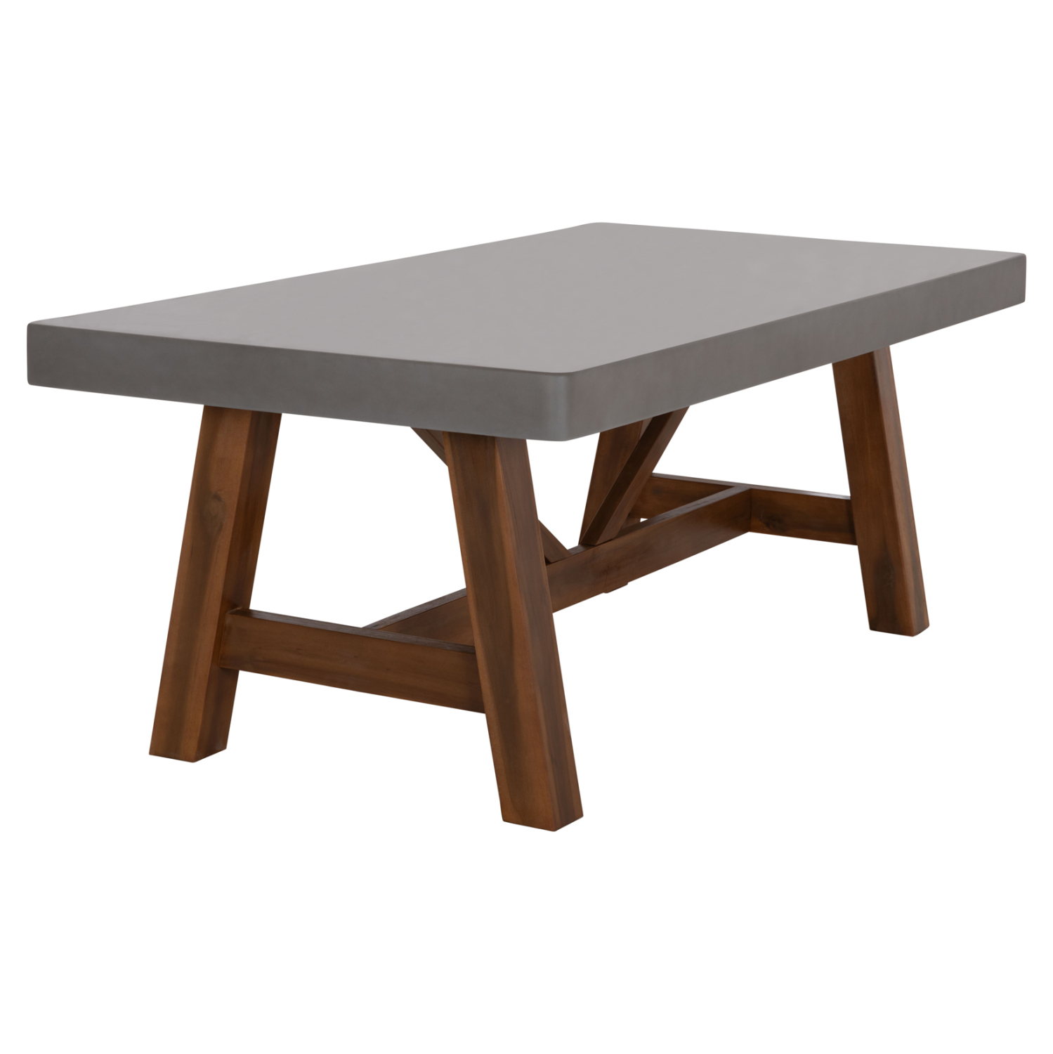 ΤΡΑΠΕΖΙ ΤΡΑΠΕΖΑΡΙΑΣ MAEVE HM6575.01 ΓΚΡΙ FIBER CEMENT--ΞΥΛΟ ΑΚΑΚΙΑΣ 200x100x75Υεκ 5