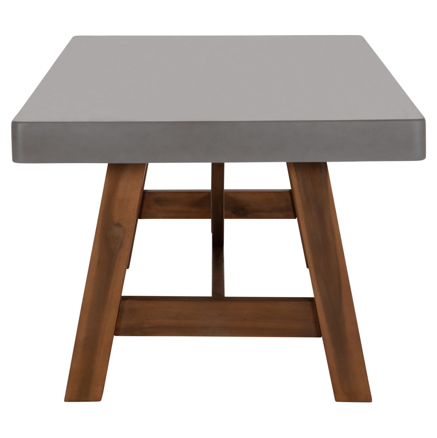 ΤΡΑΠΕΖΙ ΤΡΑΠΕΖΑΡΙΑΣ MAEVE HM6575.01 ΓΚΡΙ FIBER CEMENT--ΞΥΛΟ ΑΚΑΚΙΑΣ 200x100x75Υεκ 6