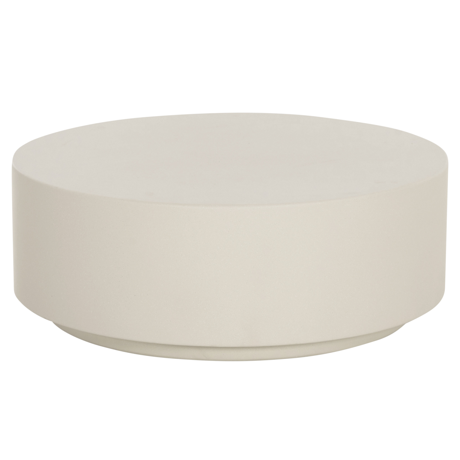 ΤΡΑΠΕΖΙ ΜΕΣΗΣ ΣΤΡΟΓΓΥΛΟ KYOKO HM6579.02 ΜΠΕΖ FIBER CEMENT Φ90x34Υεκ. 1