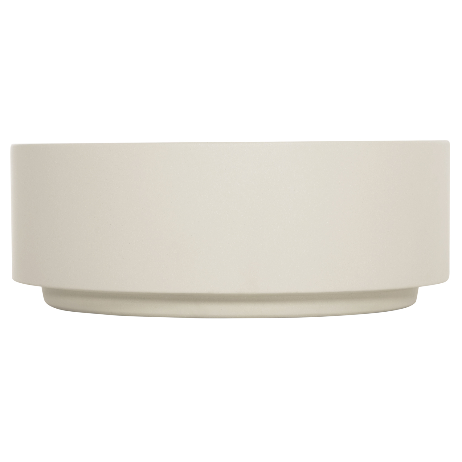 ΤΡΑΠΕΖΙ ΜΕΣΗΣ ΣΤΡΟΓΓΥΛΟ KYOKO HM6579.02 ΜΠΕΖ FIBER CEMENT Φ90x34Υεκ. 3