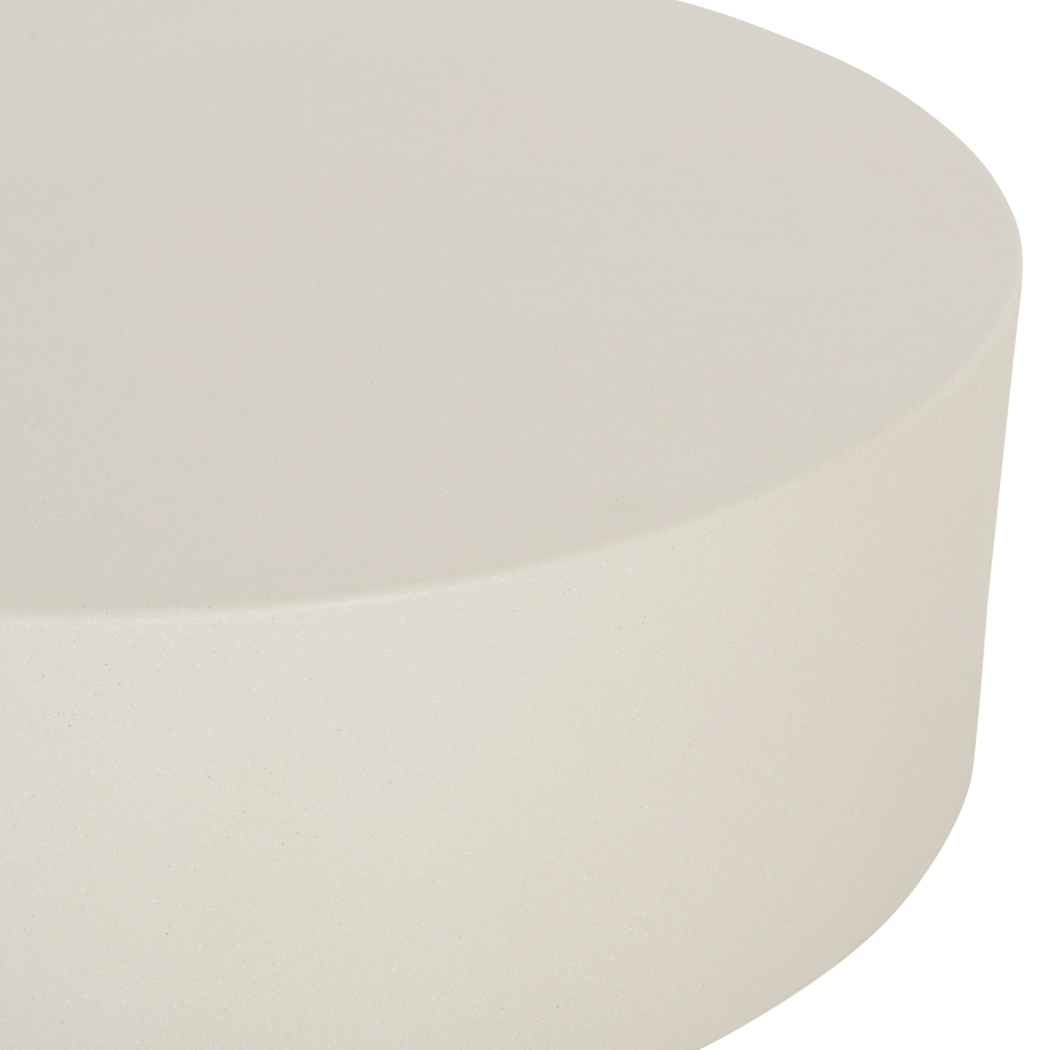 ΤΡΑΠΕΖΙ ΜΕΣΗΣ ΣΤΡΟΓΓΥΛΟ KYOKO HM6579.02 ΜΠΕΖ FIBER CEMENT Φ90x34Υεκ. 4