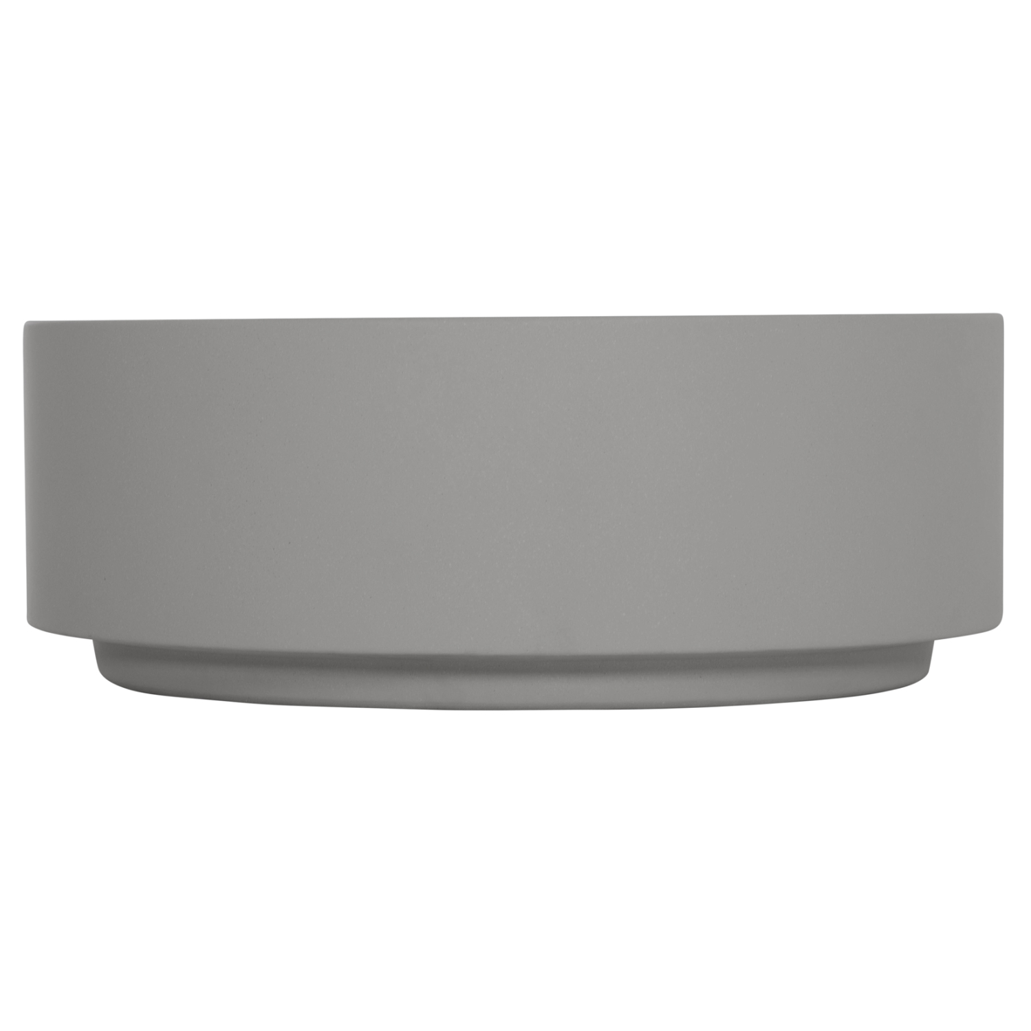 ΤΡΑΠΕΖΙ ΜΕΣΗΣ ΣΤΡΟΓΓΥΛΟ KYOKO HM6579.01 ΓΚΡΙ FIBER CEMENT Φ90x34Υεκ. 3