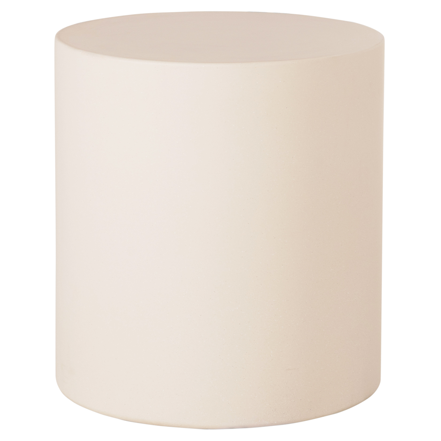 ΤΡΑΠΕΖΙ ΒΟΗΘΗΤΙΚΟ FIBER CEMENT ΣΤΡΟΓΓΥΛΟ KYOKO HM6592.02 ΜΠΕΖ Φ40x43Υεκ. 1