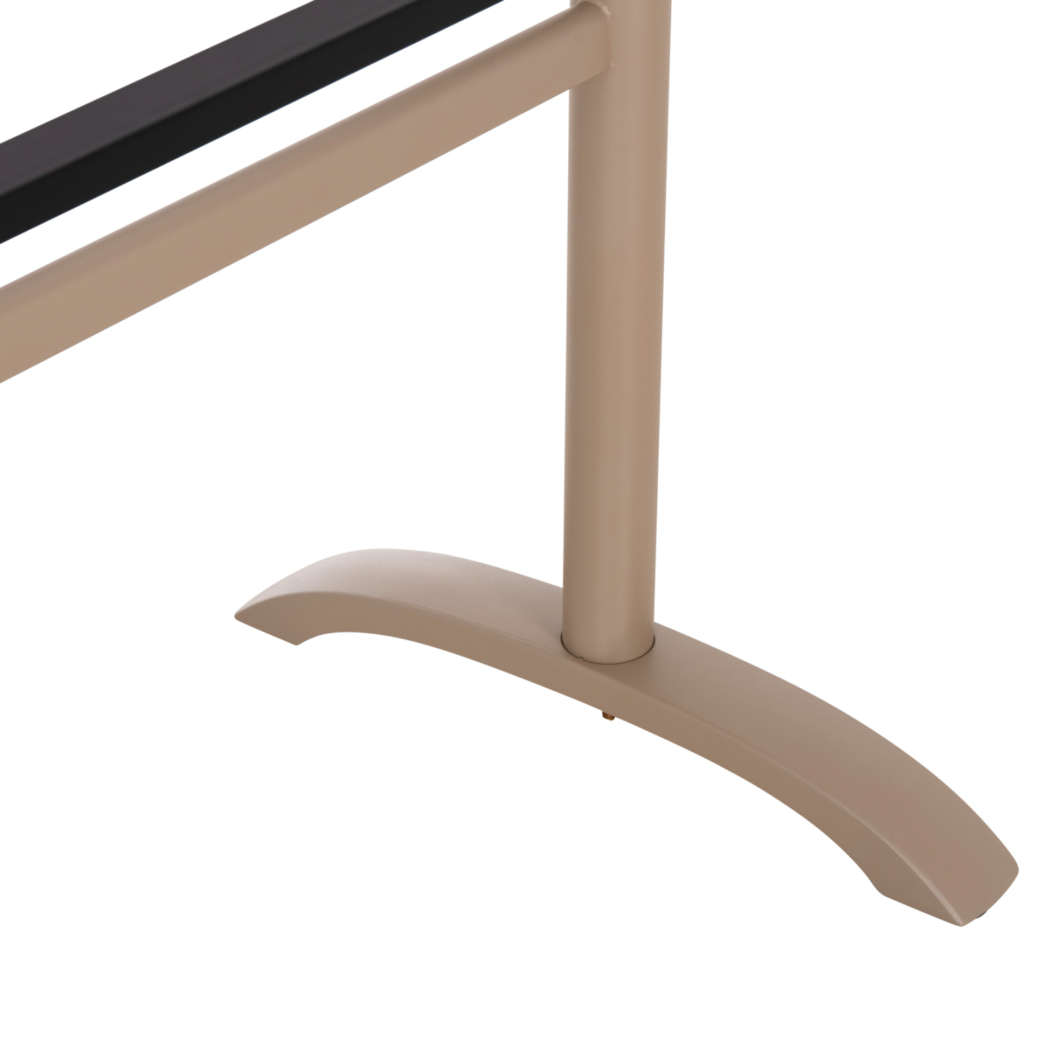 ΒΑΣΗ ΤΡΑΠΕΖΙΟΥ ΑΛΟΥΜΙΝΙΟΥ ΔΙΣΤΗΛΗ HM461.25 CAPPUCINO ΜΕ ΡΕΓΟΥΛΑΤΟΡΟΥΣ 100Χ60Χ73Υεκ. 9