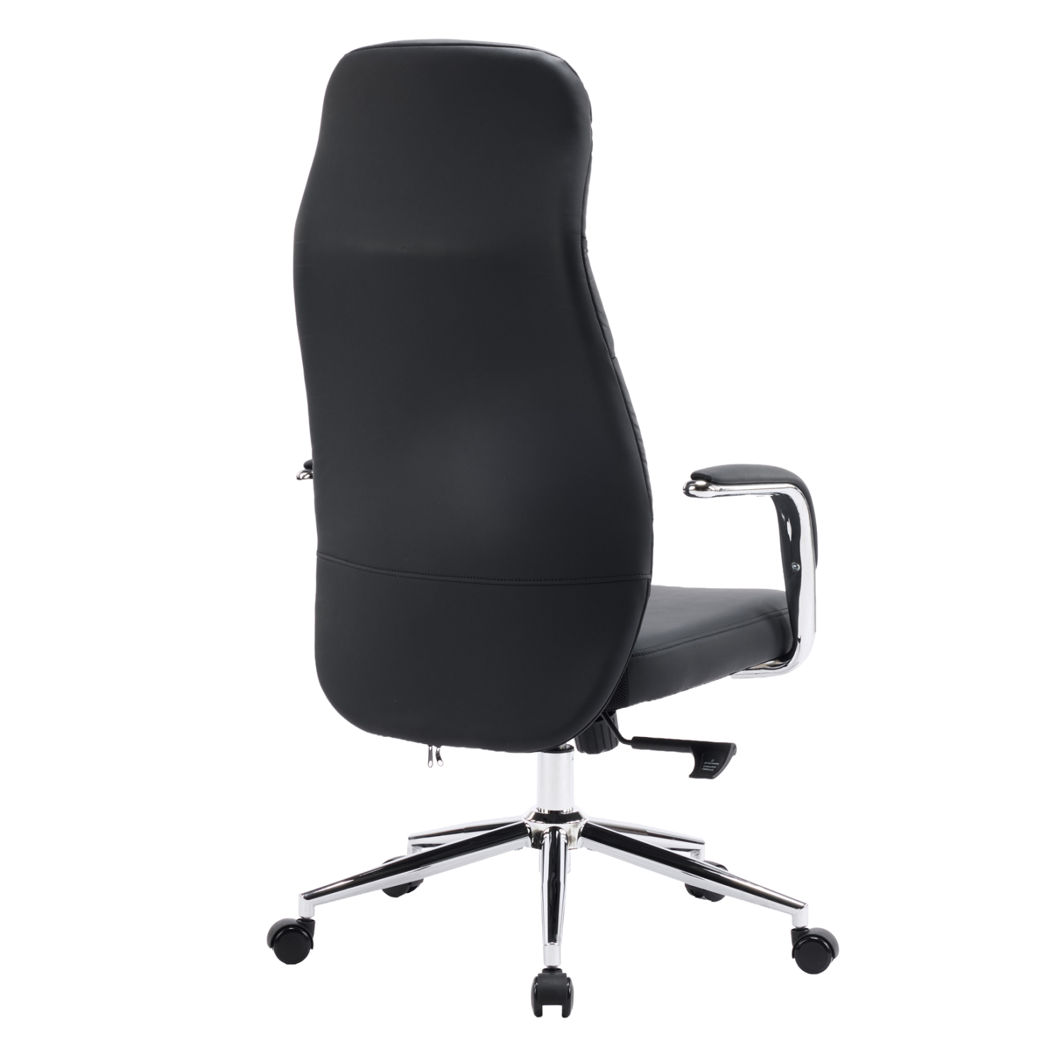 ΚΑΡΕΚΛΑ ΓΡΑΦΕΙΟΥ TEETER HM18355.01 ΜΑΥΡΟ PU ΔΕΡΜΑ--ΒΑΣΗ ΧΡΩΜΙΟΥ 67x66x121Υεκ 5