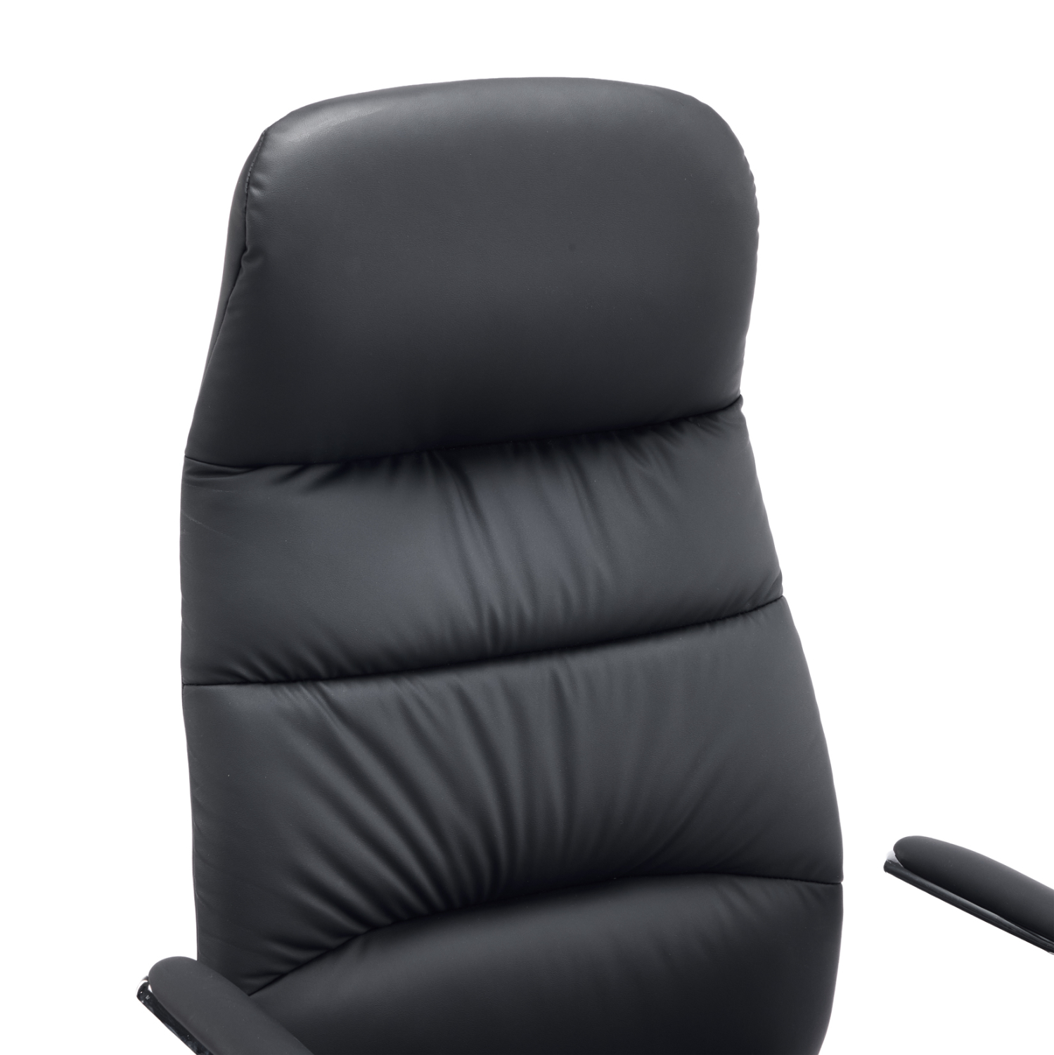 ΚΑΡΕΚΛΑ ΓΡΑΦΕΙΟΥ TEETER HM18355.01 ΜΑΥΡΟ PU ΔΕΡΜΑ--ΒΑΣΗ ΧΡΩΜΙΟΥ 67x66x121Υεκ 8
