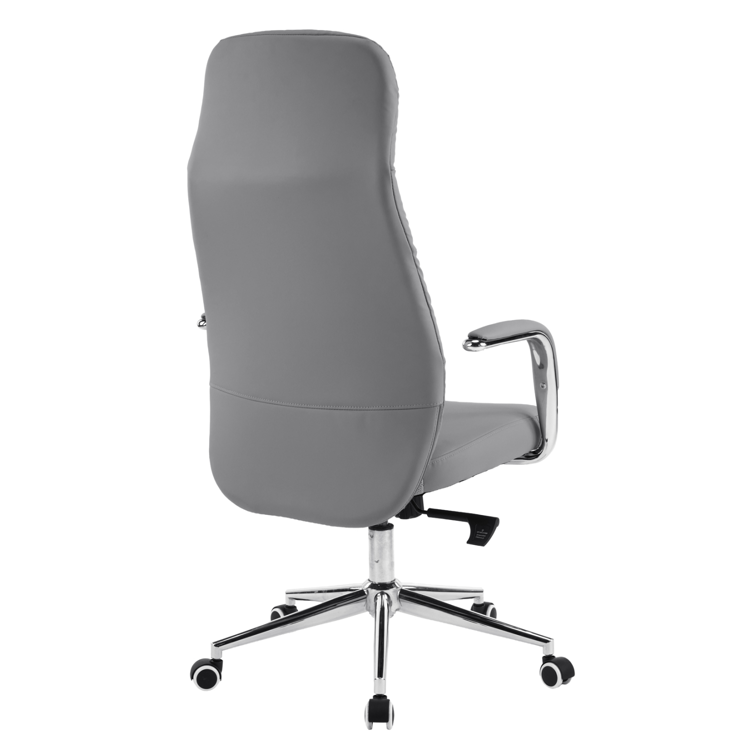 ΚΑΡΕΚΛΑ ΓΡΑΦΕΙΟΥ TEETER HM18355.10 ΓΚΡΙ PU ΔΕΡΜΑ--ΒΑΣΗ ΧΡΩΜΙΟΥ 67x66x121Υεκ 5