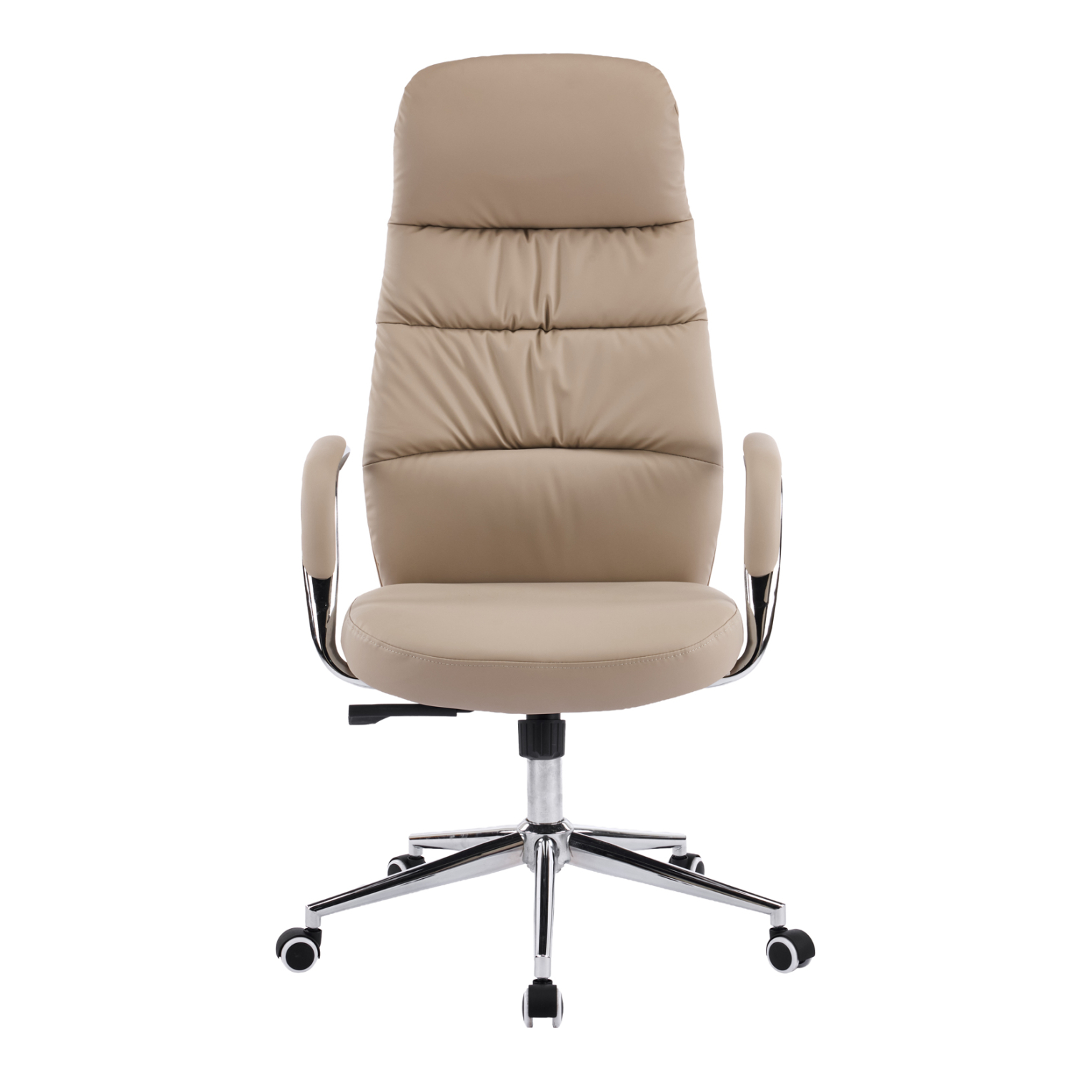 ΚΑΡΕΚΛΑ ΓΡΑΦΕΙΟΥ TEETER HM18355.02 ΜΠΕΖ PU ΔΕΡΜΑ--ΒΑΣΗ ΧΡΩΜΙΟΥ 67x66x121Υεκ 3