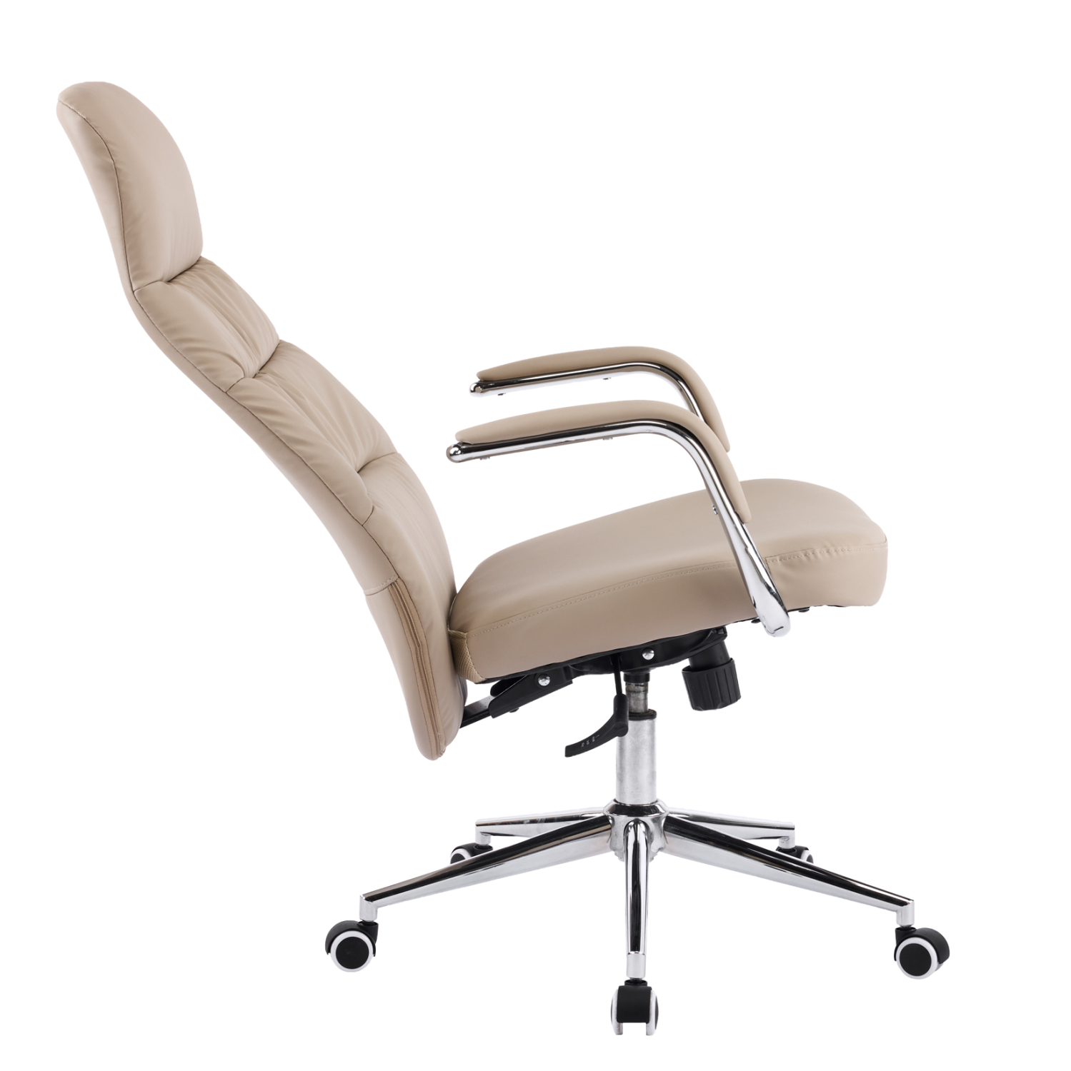 ΚΑΡΕΚΛΑ ΓΡΑΦΕΙΟΥ TEETER HM18355.02 ΜΠΕΖ PU ΔΕΡΜΑ--ΒΑΣΗ ΧΡΩΜΙΟΥ 67x66x121Υεκ 8
