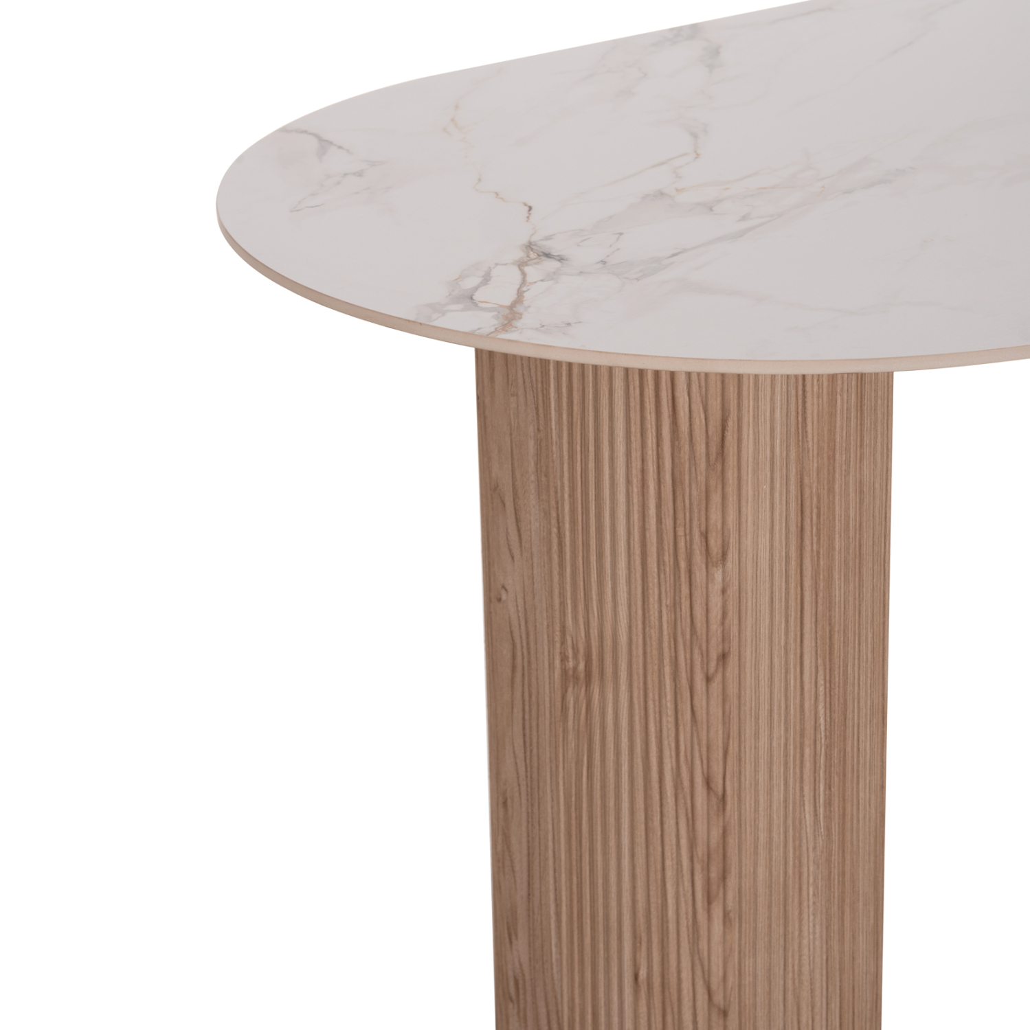 ΤΡΑΠΕΖΙ ΤΡΑΠΕΖΑΡΙΑΣ MELLOW HM18416 MDF ΠΟΔΙΑ ΣΕ ΦΥΣΙΚΟ--ΚΕΡΑΜΙΚΟ TOP 180x90x76Υεκ. 6