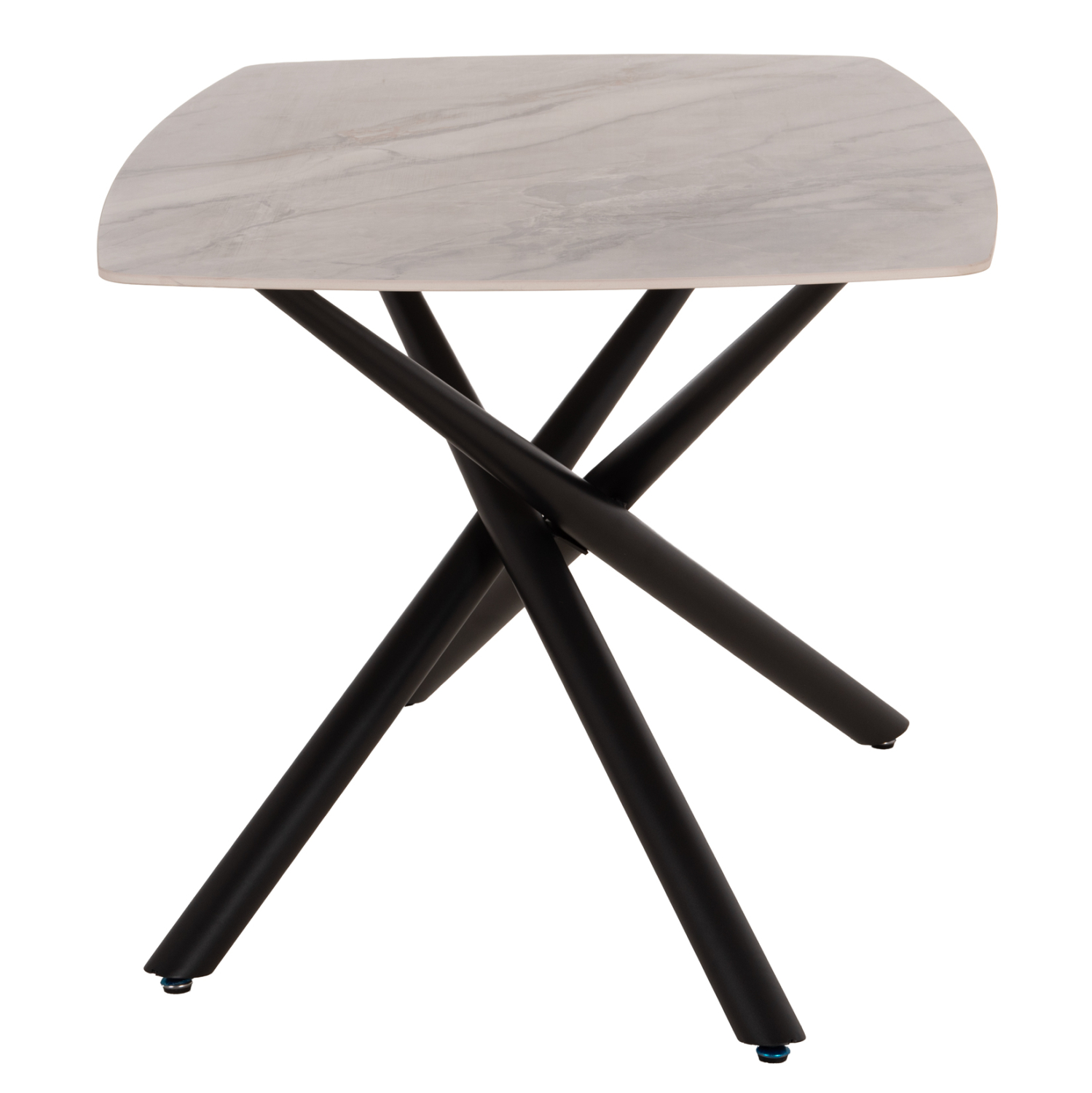 ΤΡΑΠΕΖΙ ΤΡΑΠΕΖΑΡΙΑΣ ISKA HM18420 ΚΕΡΑΜΙΚΟ TOP ΣΕ ΛΕΥΚΟ/ΚΑΦΕ ΜΑΡΜΑΡΟ 160x90x79Υεκ 4