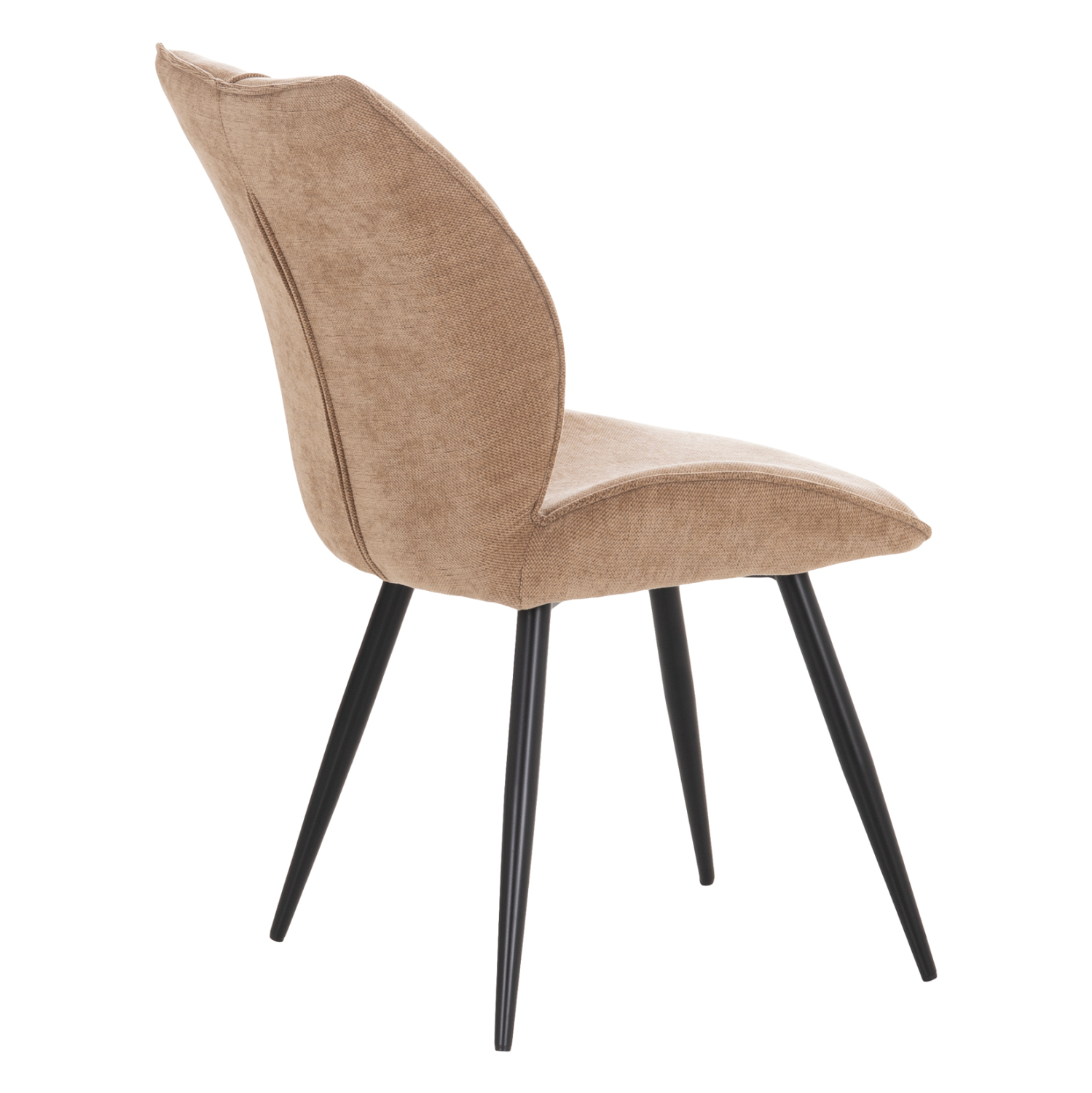 ΚΑΡΕΚΛΑ ΤΡΑΠΕΖΑΡΙΑΣ GAFF HM18425.03 TAUPE ΥΦΑΣΜΑ-ΜΕΤΑΛ.ΜΑΥΡΑ ΠΟΔΙΑ 49x63x90Υεκ 5