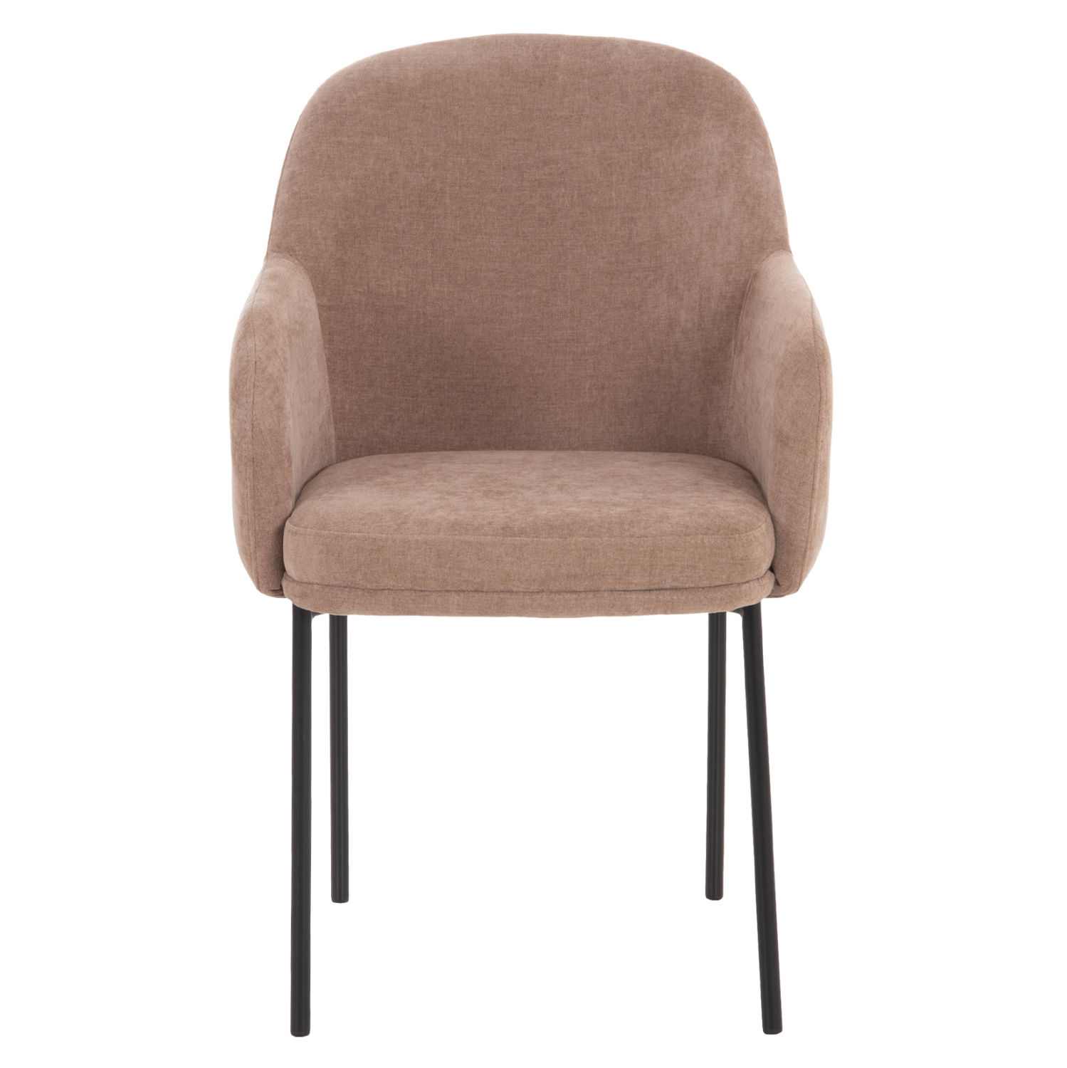 ΠΟΛΥΘΡΟΝΑ ΤΡΑΠΕΖΑΡΙΑΣ MANIDO HM18429.03 TAUPE ΥΦΑΣΜΑ-ΜΕΤΑΛ.ΜΑΥΡΑ ΠΟΔΙΑ 54x61x87Υεκ 3