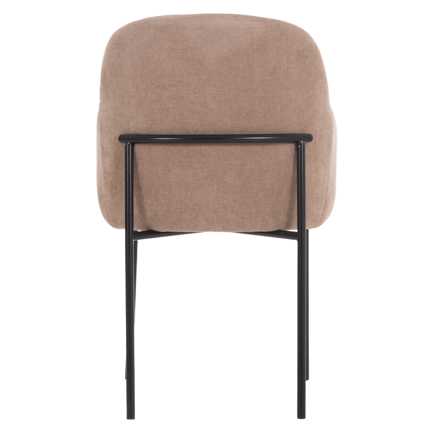 ΠΟΛΥΘΡΟΝΑ ΤΡΑΠΕΖΑΡΙΑΣ MANIDO HM18429.03 TAUPE ΥΦΑΣΜΑ-ΜΕΤΑΛ.ΜΑΥΡΑ ΠΟΔΙΑ 54x61x87Υεκ 6