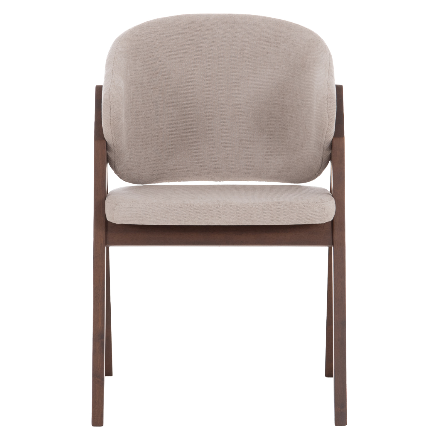 ΚΑΡΕΚΛΑ HANA HM9746.11 RUBBERWOOD ΣΕ ΚΑΡΥΔΙ ΧΡΩΜΑ-ΜΠΕΖ ΥΦΑΣΜΑ 55,5x60x85Yεκ. 3
