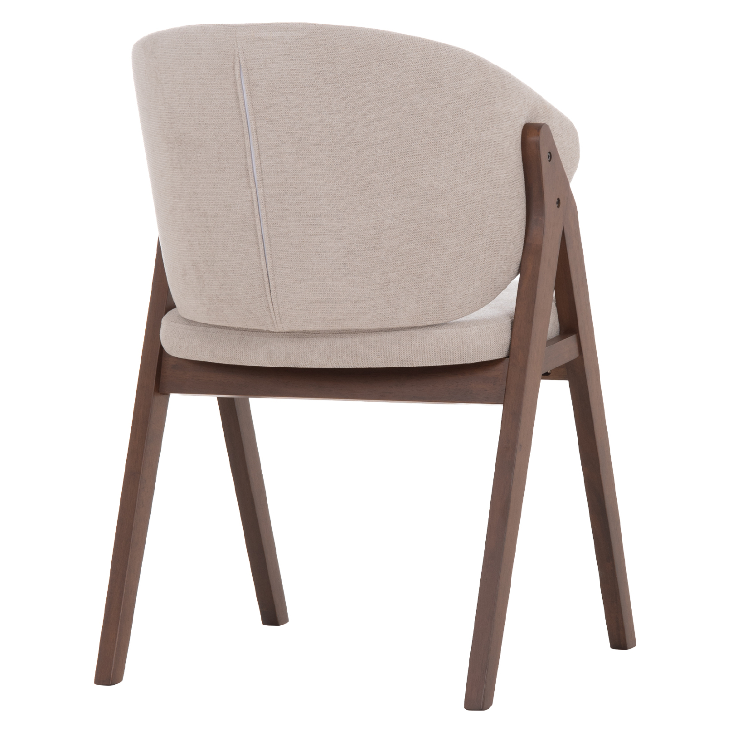ΚΑΡΕΚΛΑ HANA HM9746.11 RUBBERWOOD ΣΕ ΚΑΡΥΔΙ ΧΡΩΜΑ-ΜΠΕΖ ΥΦΑΣΜΑ 55,5x60x85Yεκ. 5