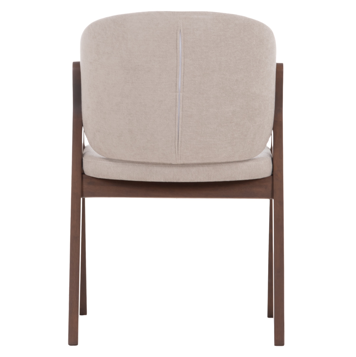 ΚΑΡΕΚΛΑ HANA HM9746.11 RUBBERWOOD ΣΕ ΚΑΡΥΔΙ ΧΡΩΜΑ-ΜΠΕΖ ΥΦΑΣΜΑ 55,5x60x85Yεκ. 6