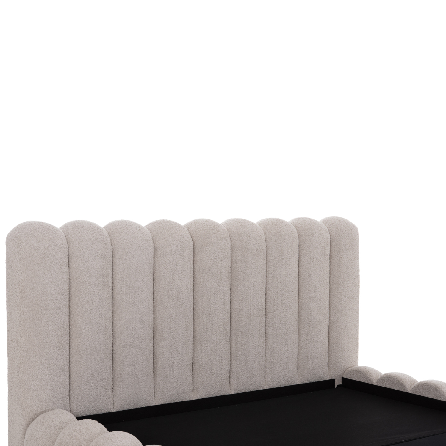 ΚΡΕΒΑΤΙ ΥΠΕΡΔΙΠΛΟ BUBBLE SM758.03 ΜΠΕΖ CHENILLE ΥΦΑΣΜΑ ΓΙΑ ΣΤΡΩΜΑ 180x200εκ 7