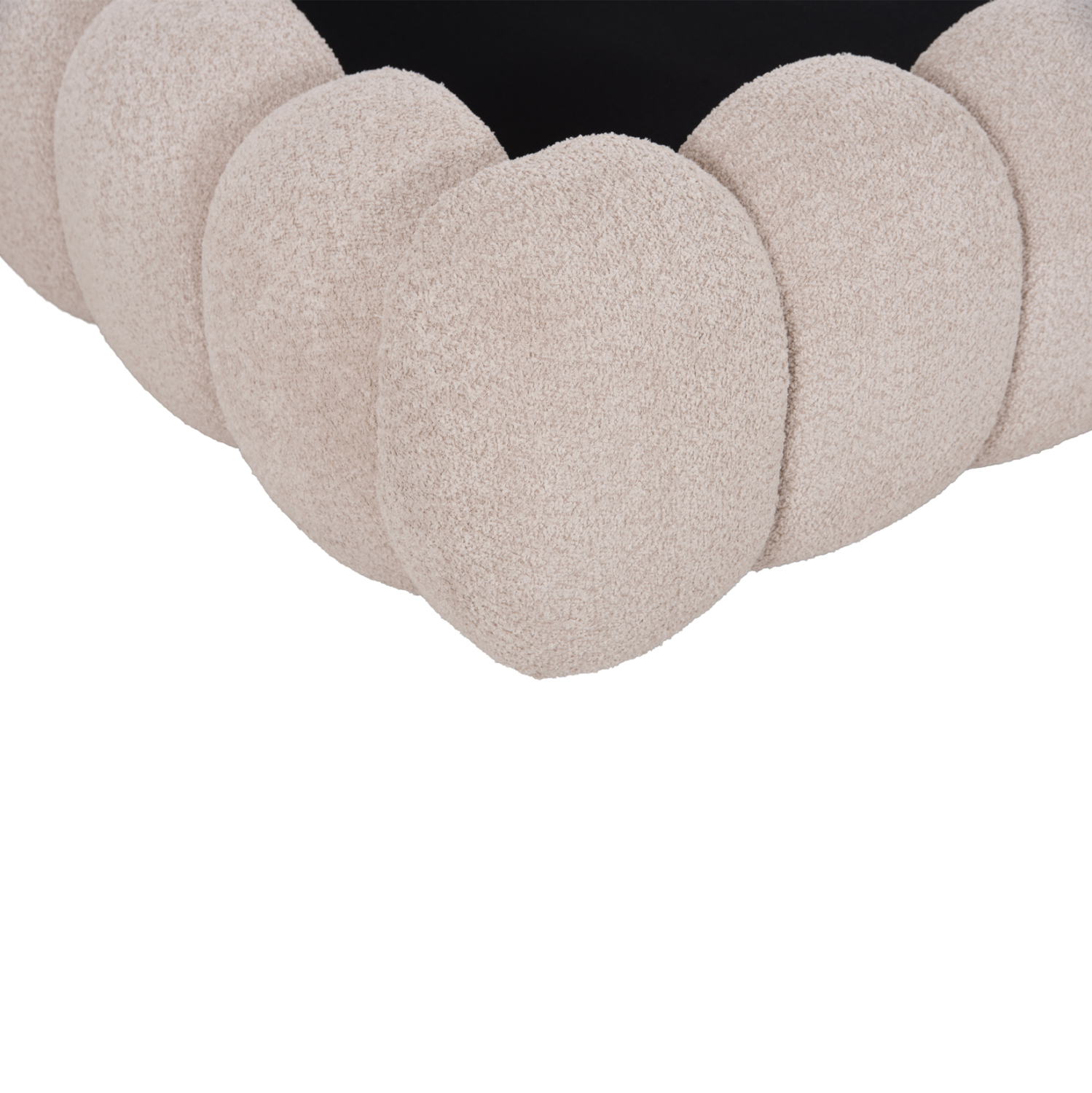 ΚΡΕΒΑΤΙ ΥΠΕΡΔΙΠΛΟ BUBBLE SM758.03 ΜΠΕΖ CHENILLE ΥΦΑΣΜΑ ΓΙΑ ΣΤΡΩΜΑ 180x200εκ 9