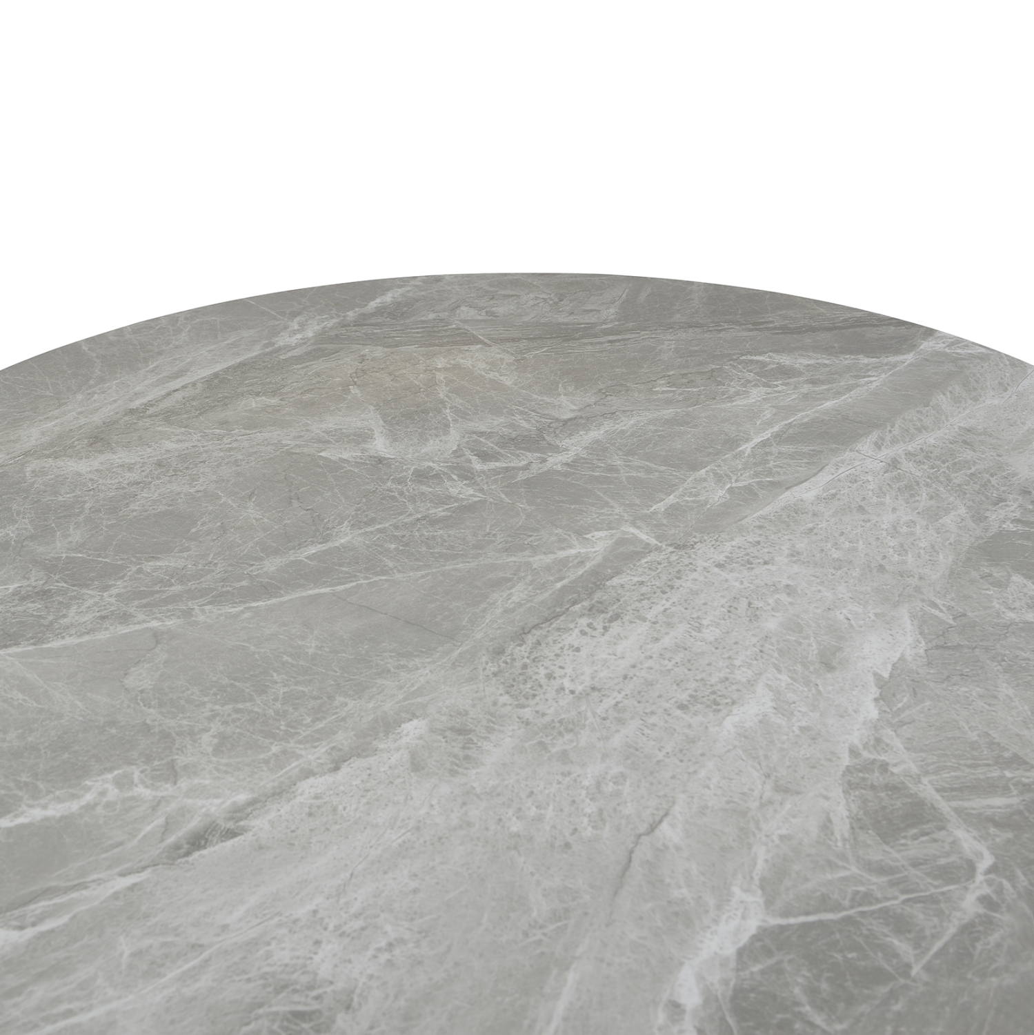 ΤΡΑΠΕΖΙ ΤΡΑΠΕΖΑΡΙΑΣ ΣΤΡΟΓΓΥΛΟ ERAGON HM18460.03 SINT. STONE ΣΕ ΓΚΡΙ ΜΑΡΜΑΡΟ Φ120x75Υεκ 5